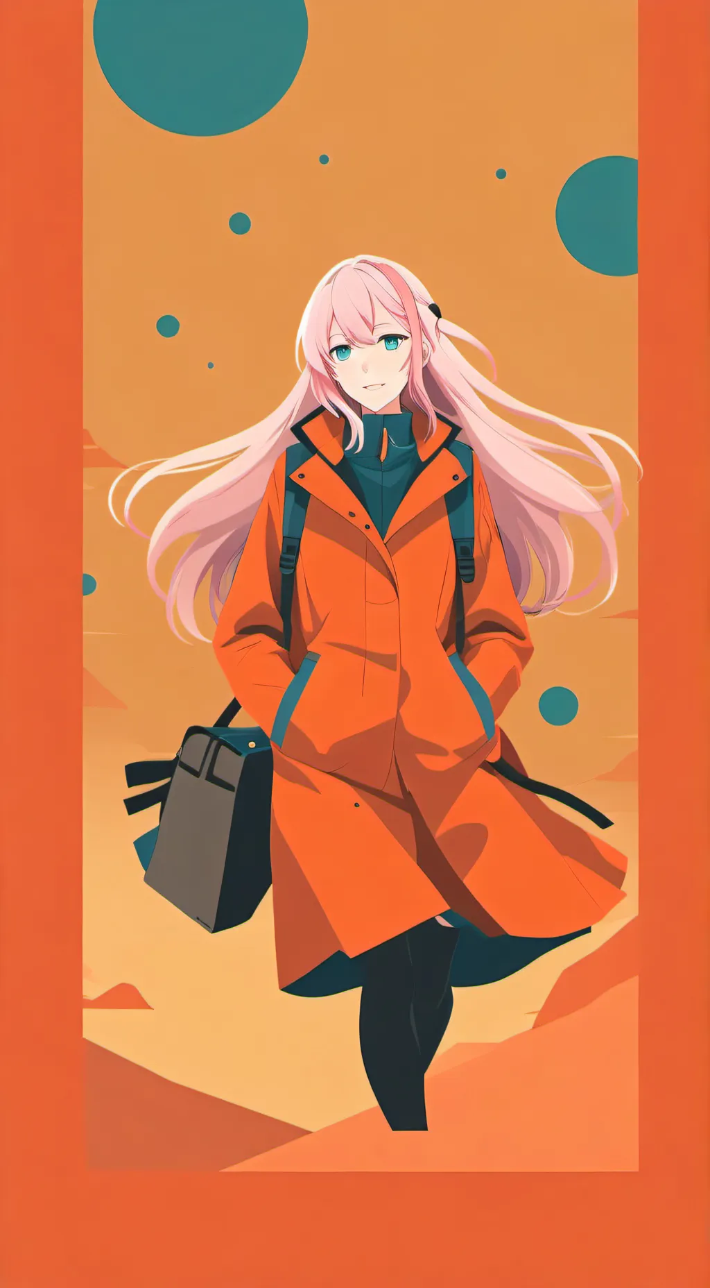 ai character: classroom background
