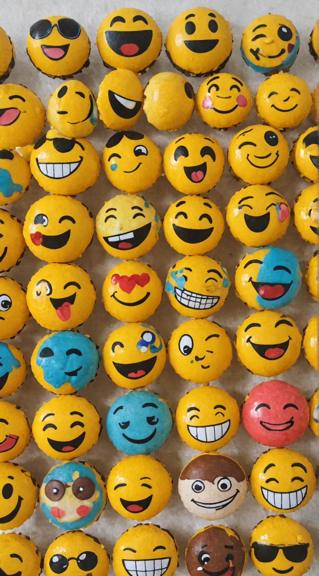 ai character: Emoji background