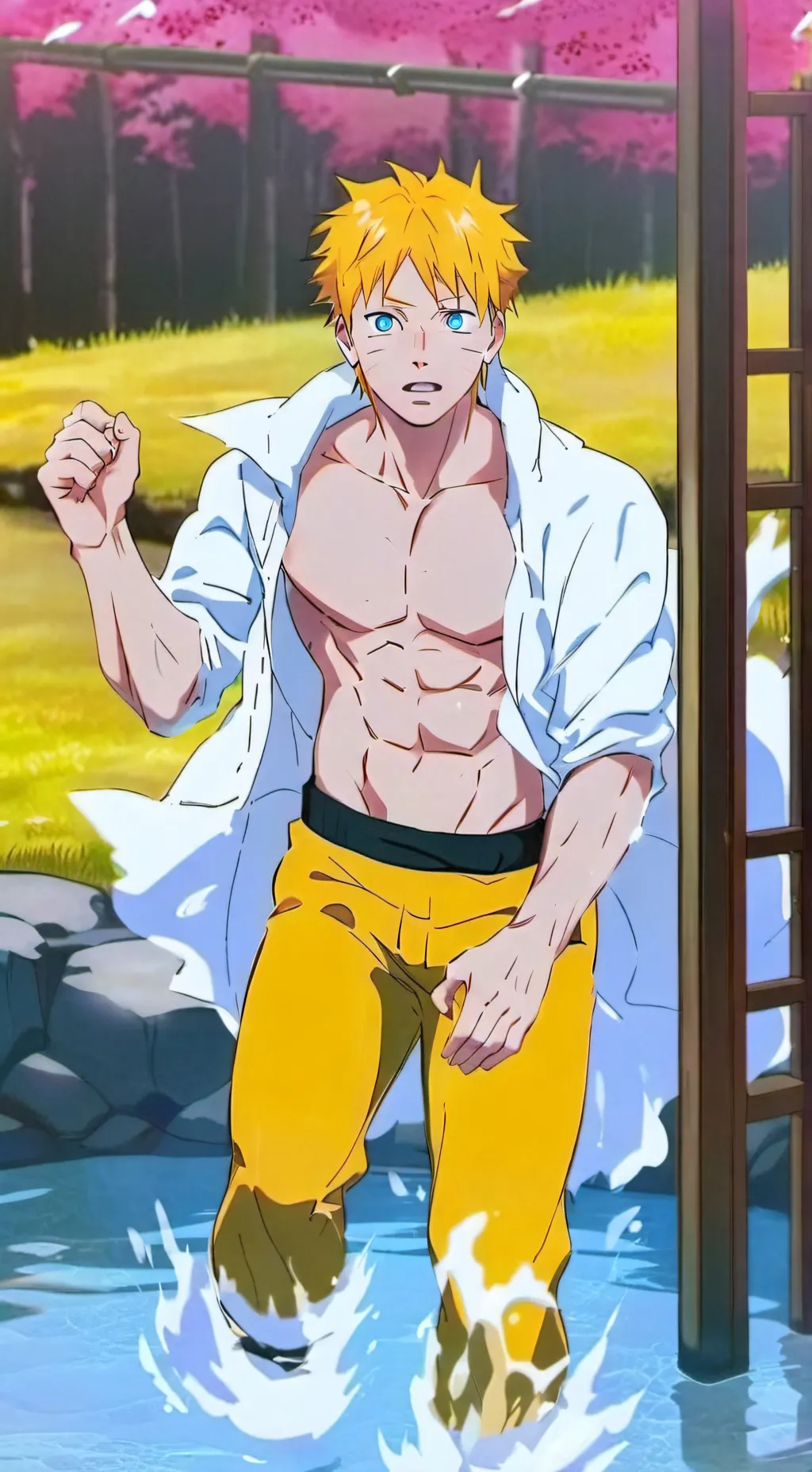 ai character: Naruto Uzumaki background