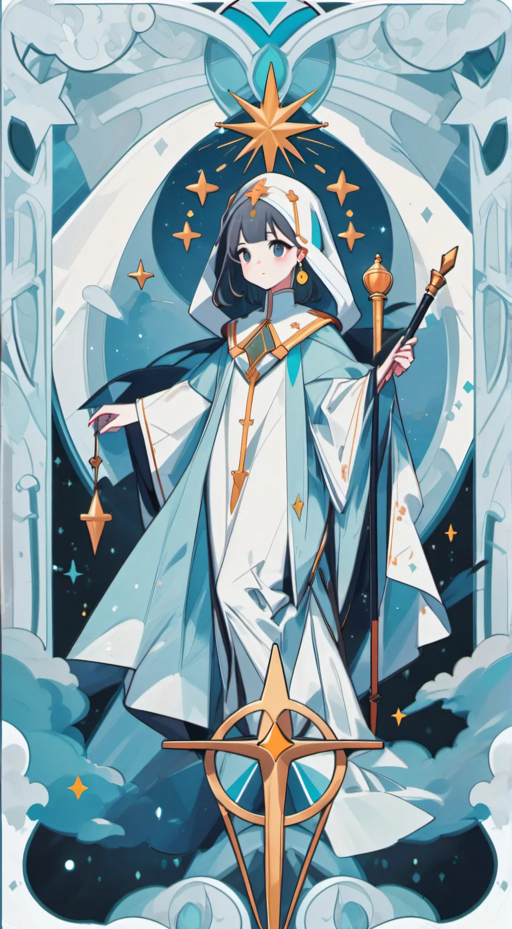 ai character: hypnosis man background