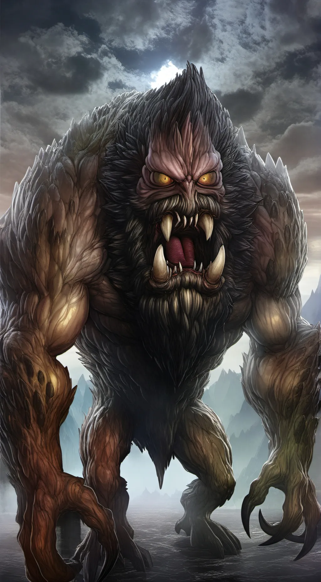 ai character: Olaf the Hairy background