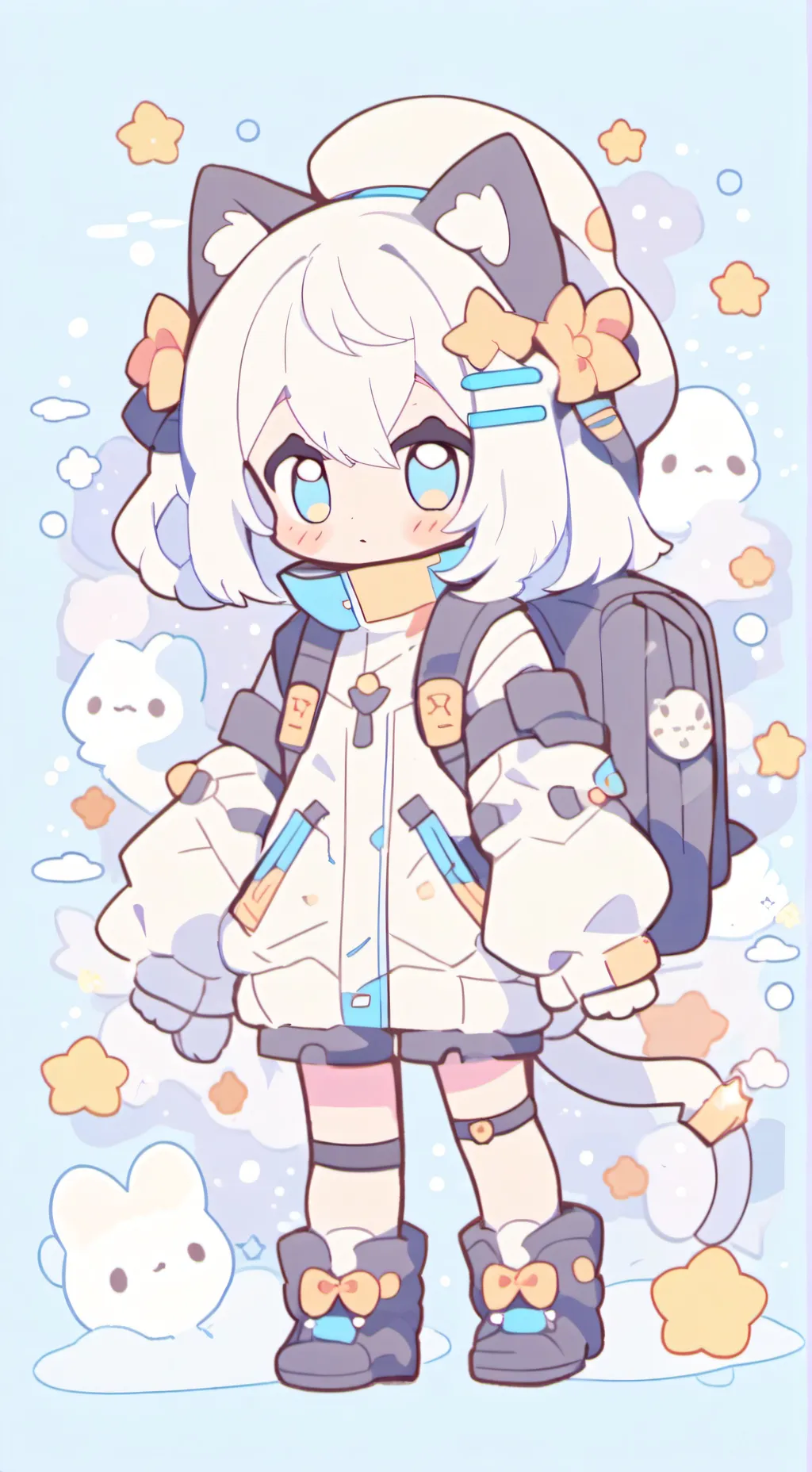 ai character: ~`|Voleibol 🏐 background