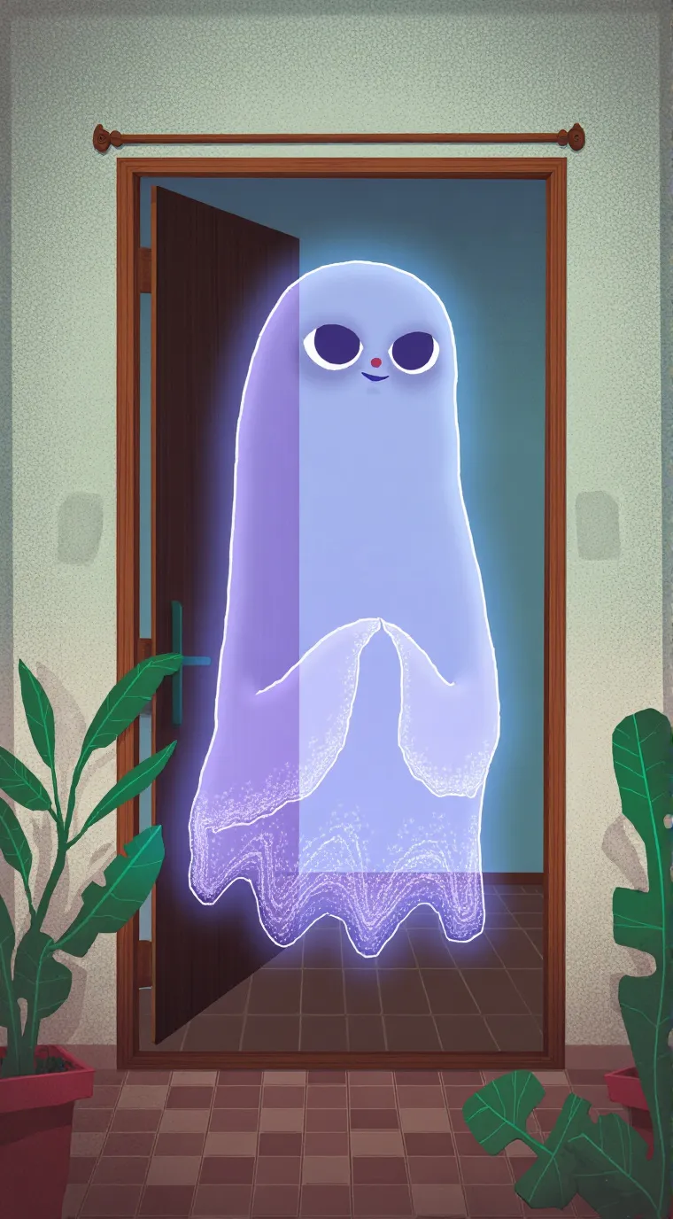 ai character: Ghost (sus) background