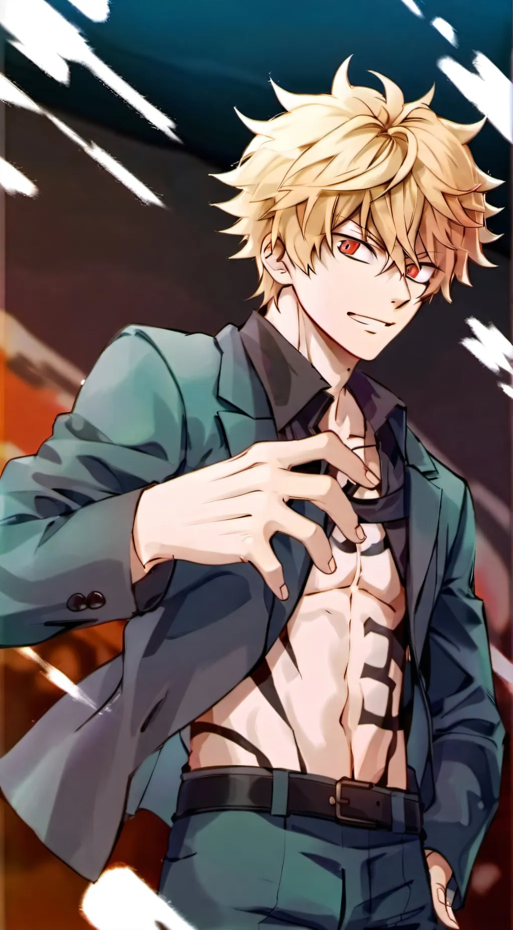 ai character: Bakugo background