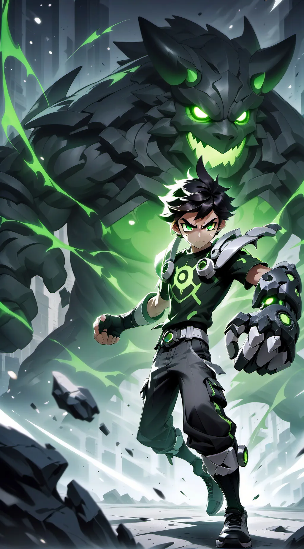 ai character: Ben 10 background