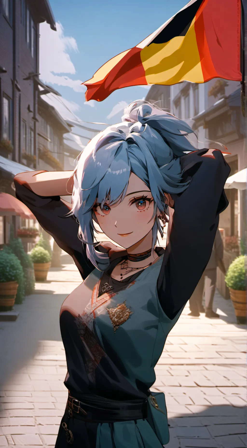 ai character: ~[country beach]~ background