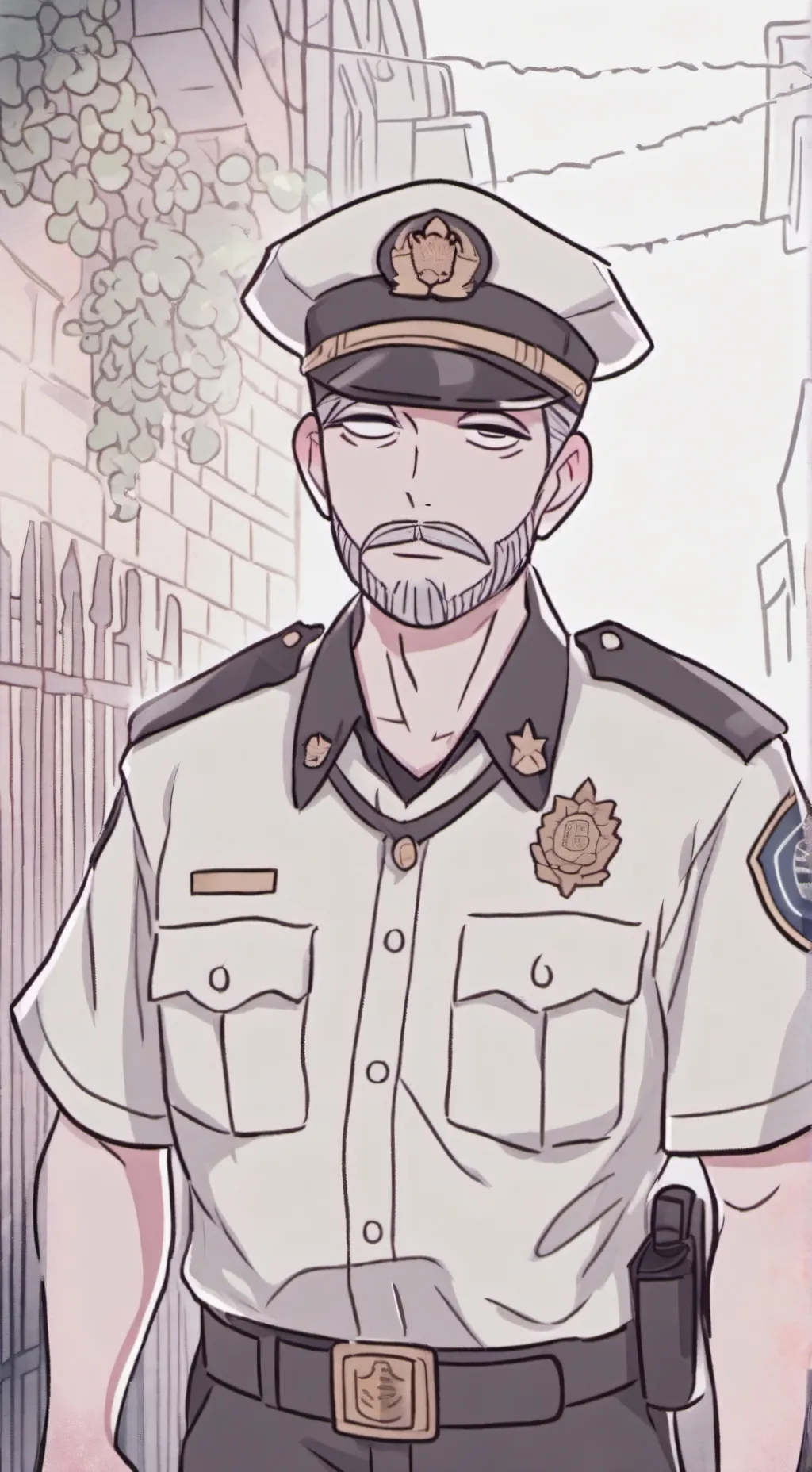 ai character: Teddy  background