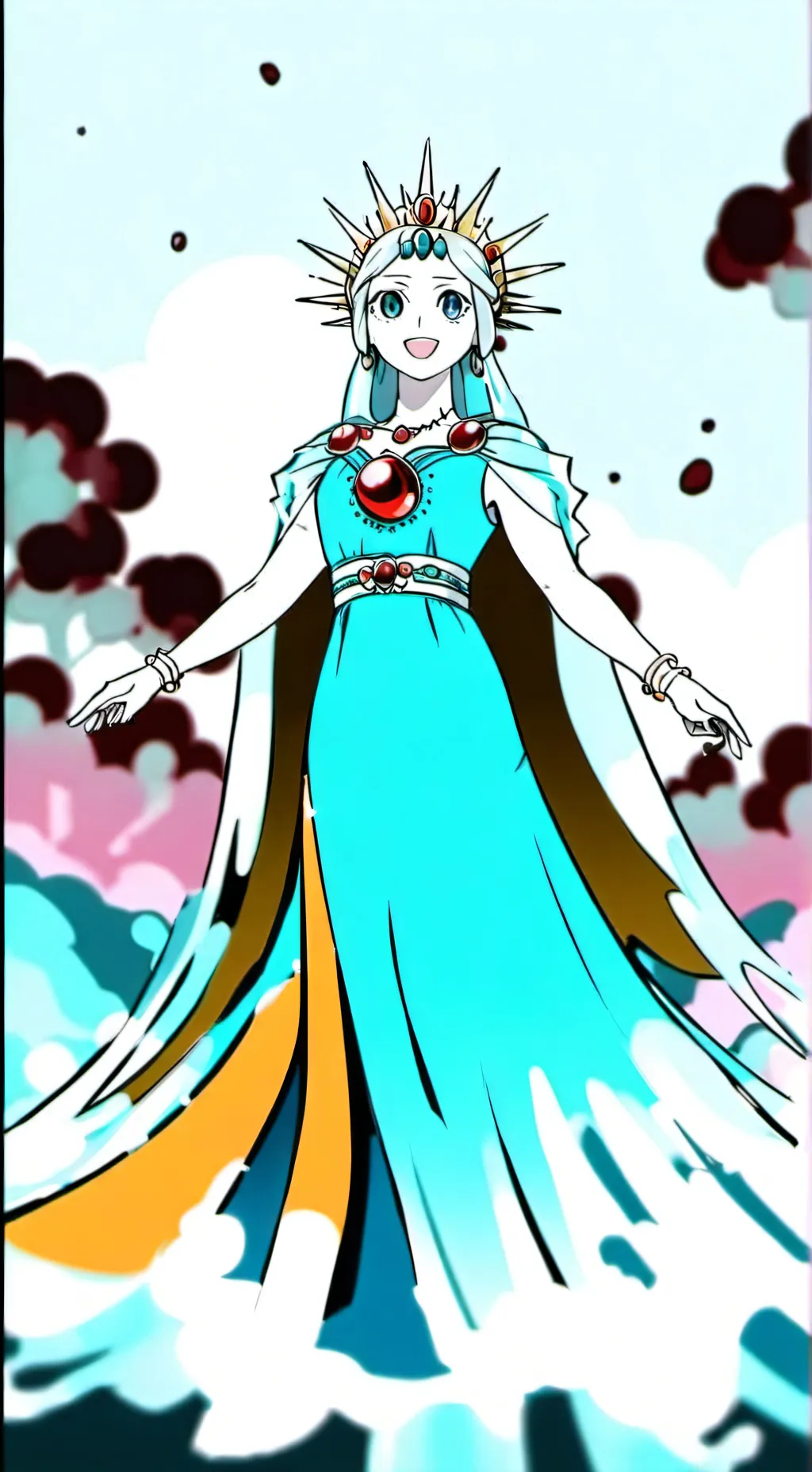 ai character: Chinese Goddess background