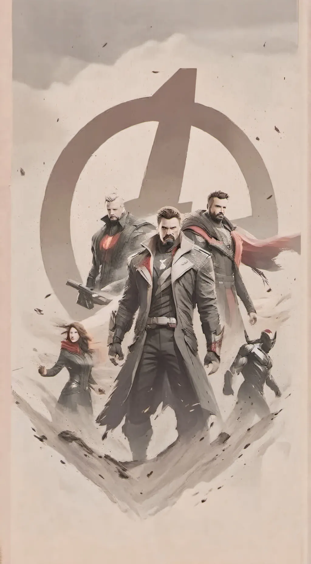ai character: marvel background