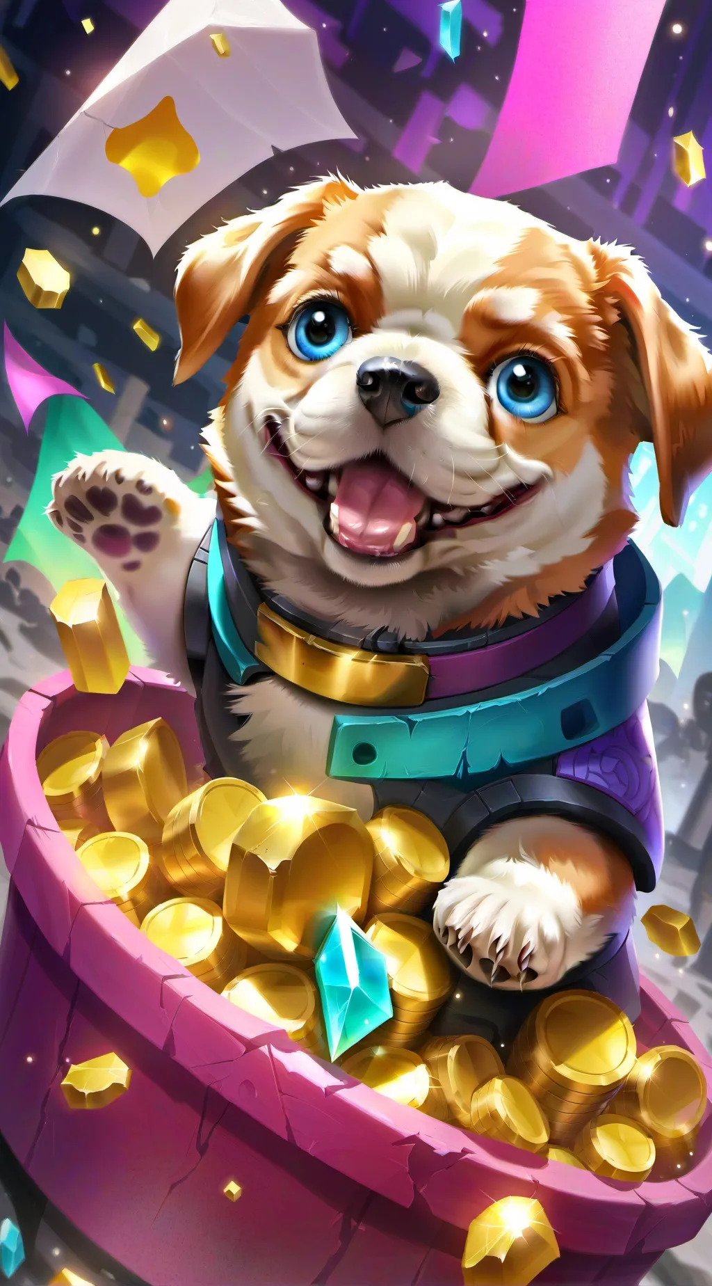 ai character: Dawgy background