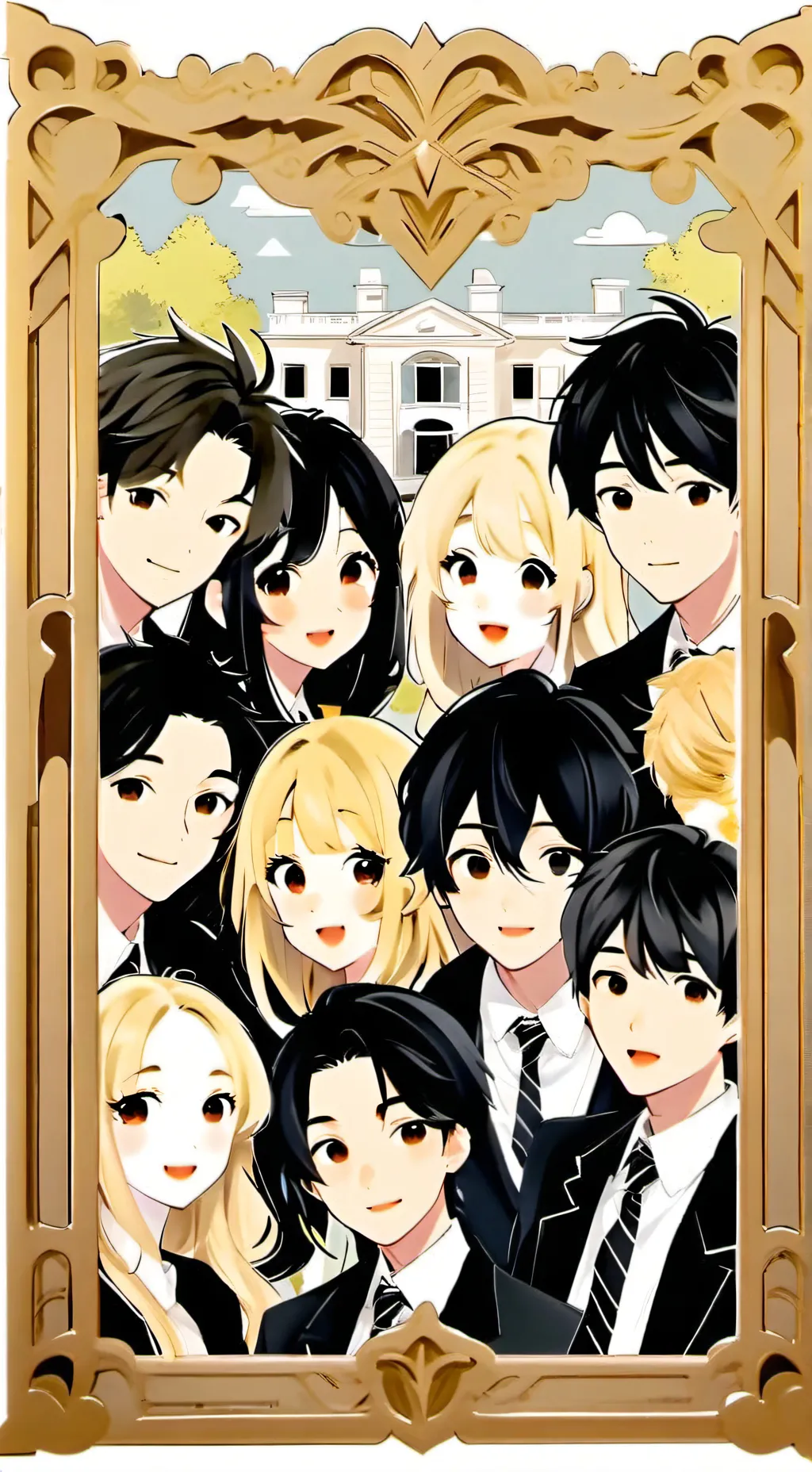 ai character: survival friends  background