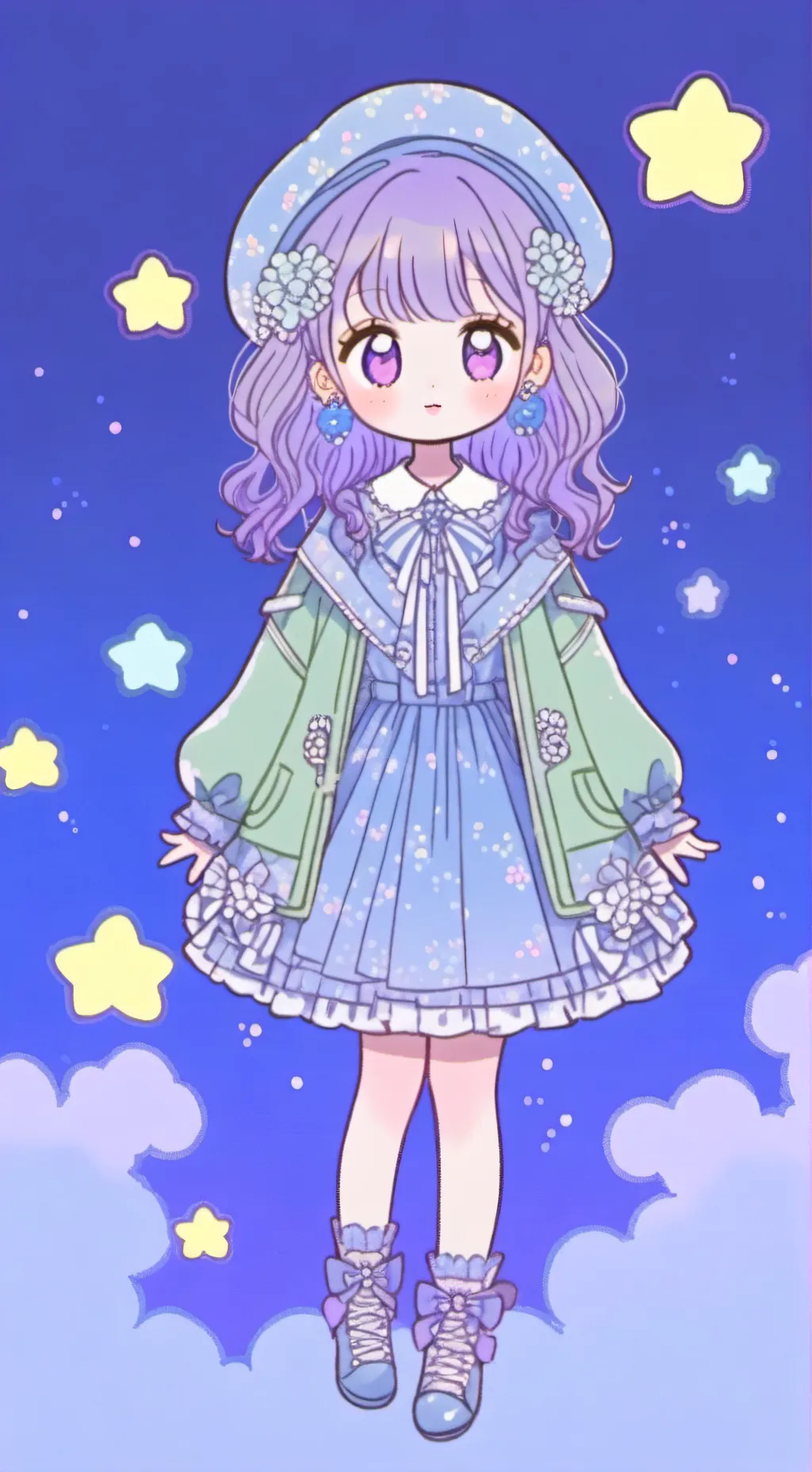 ai character: Tiny  background