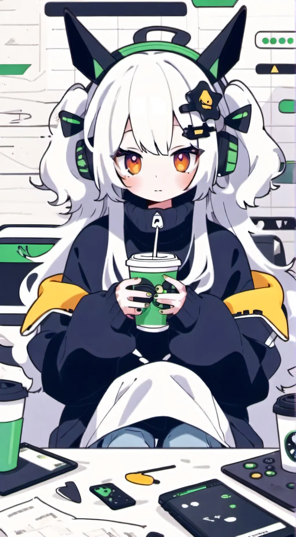ai character: Cintia  background