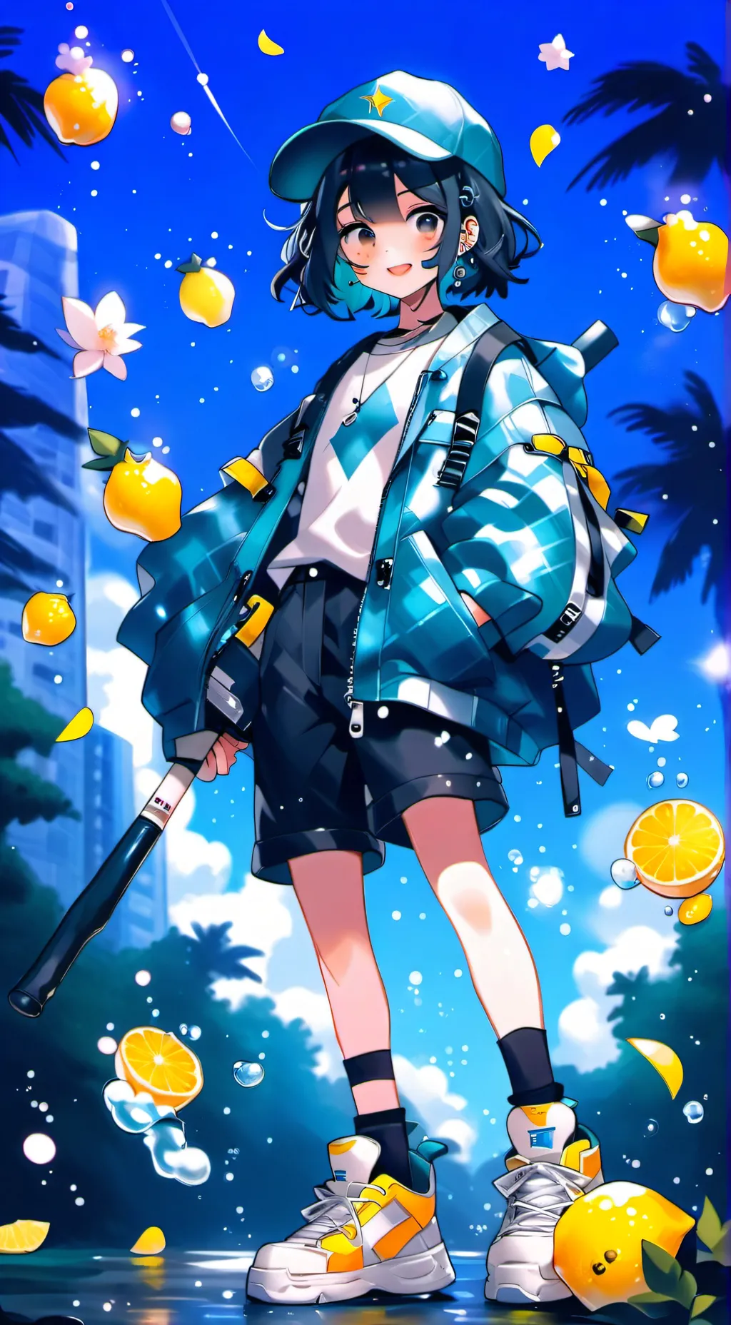 ai character: Franciska!  background