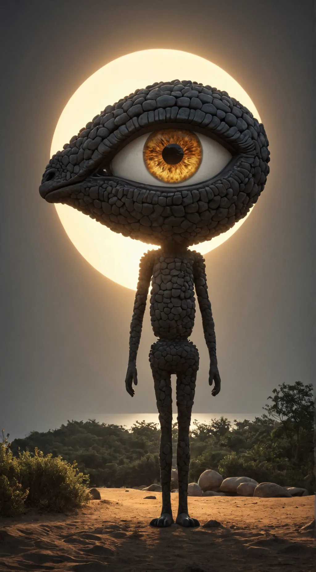 ai character: 👁N0STR0👁 background
