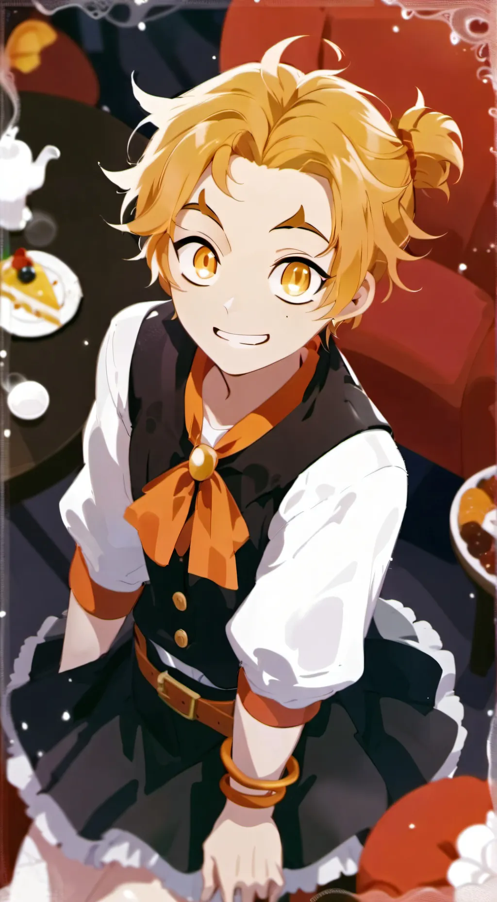 ai character: me as a girl background