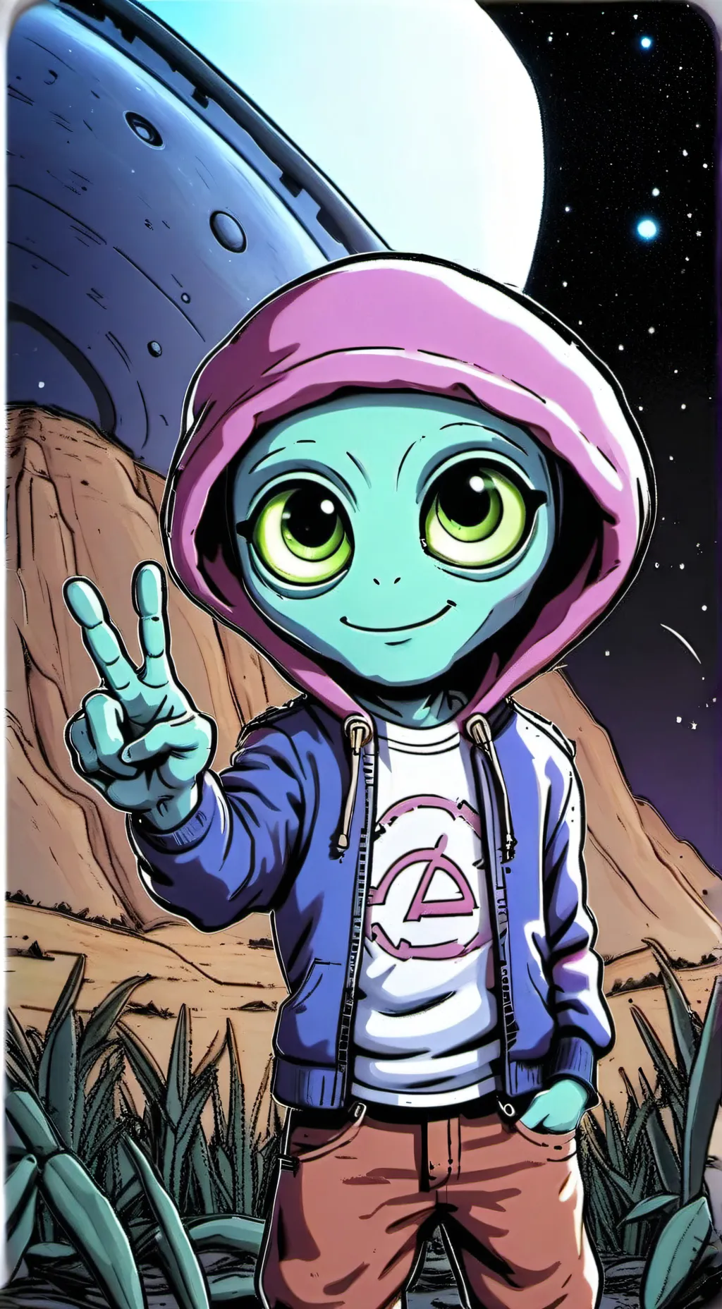 ai character: Zen background