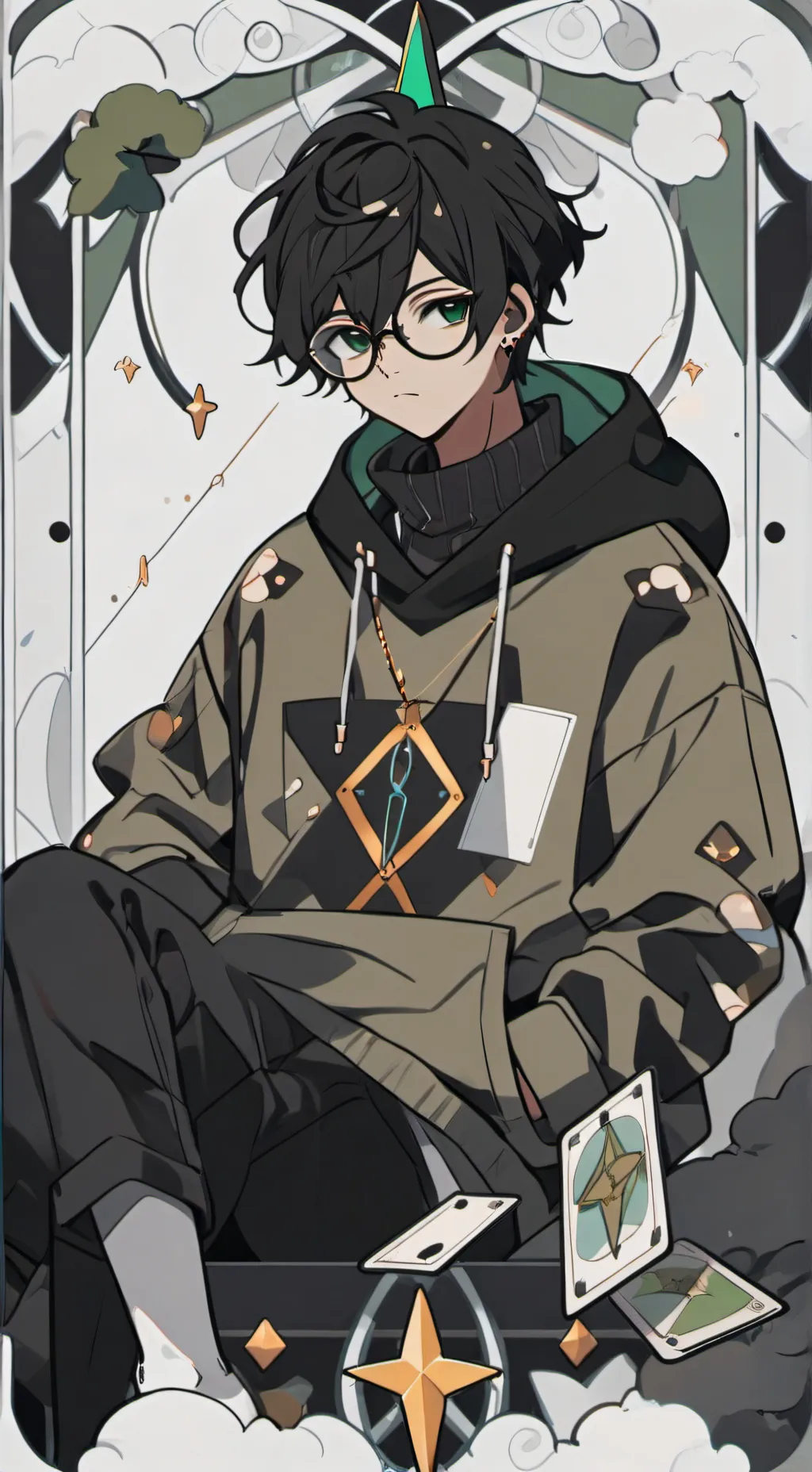 ai character: Justin background