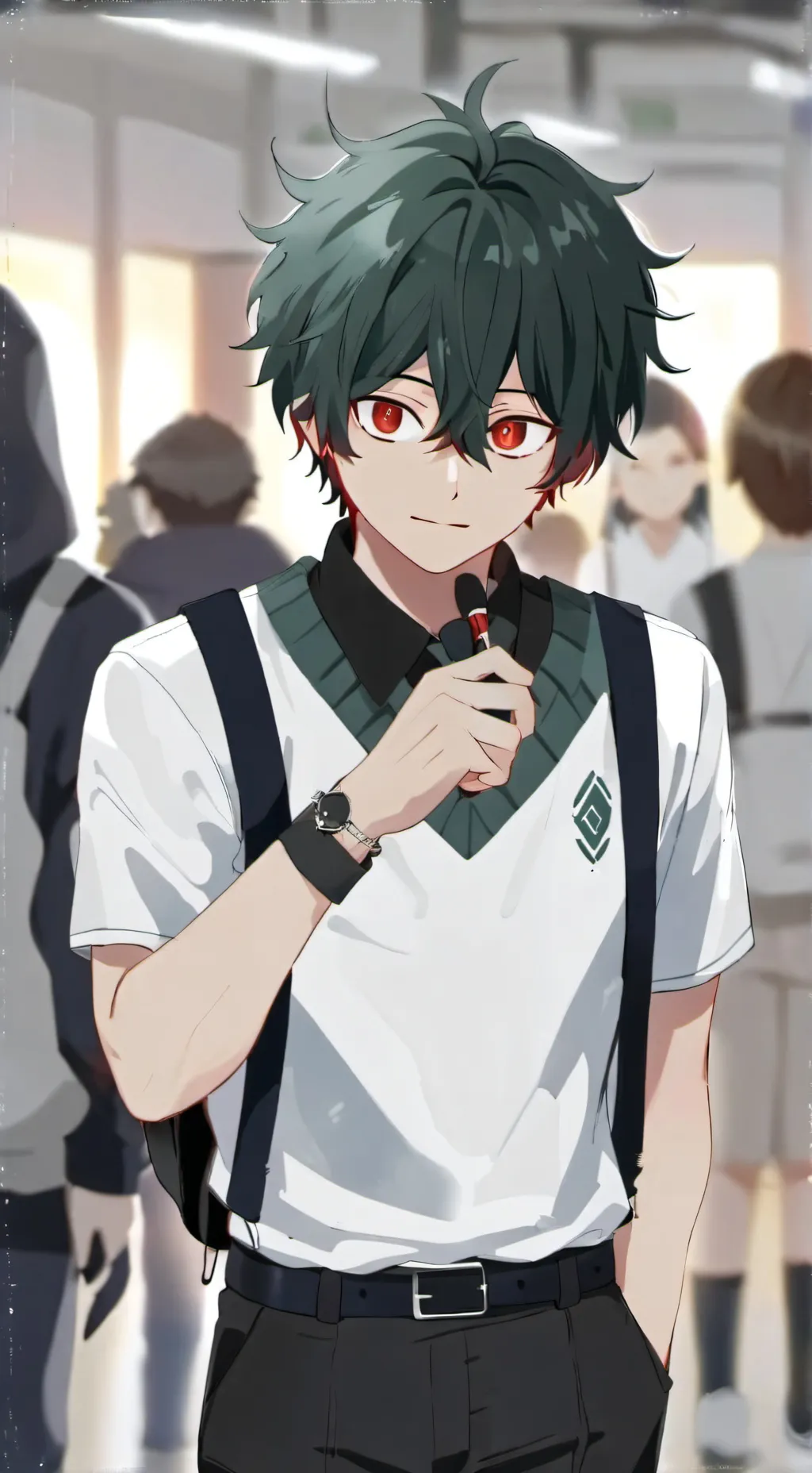 ai character: MHA Hybrid background