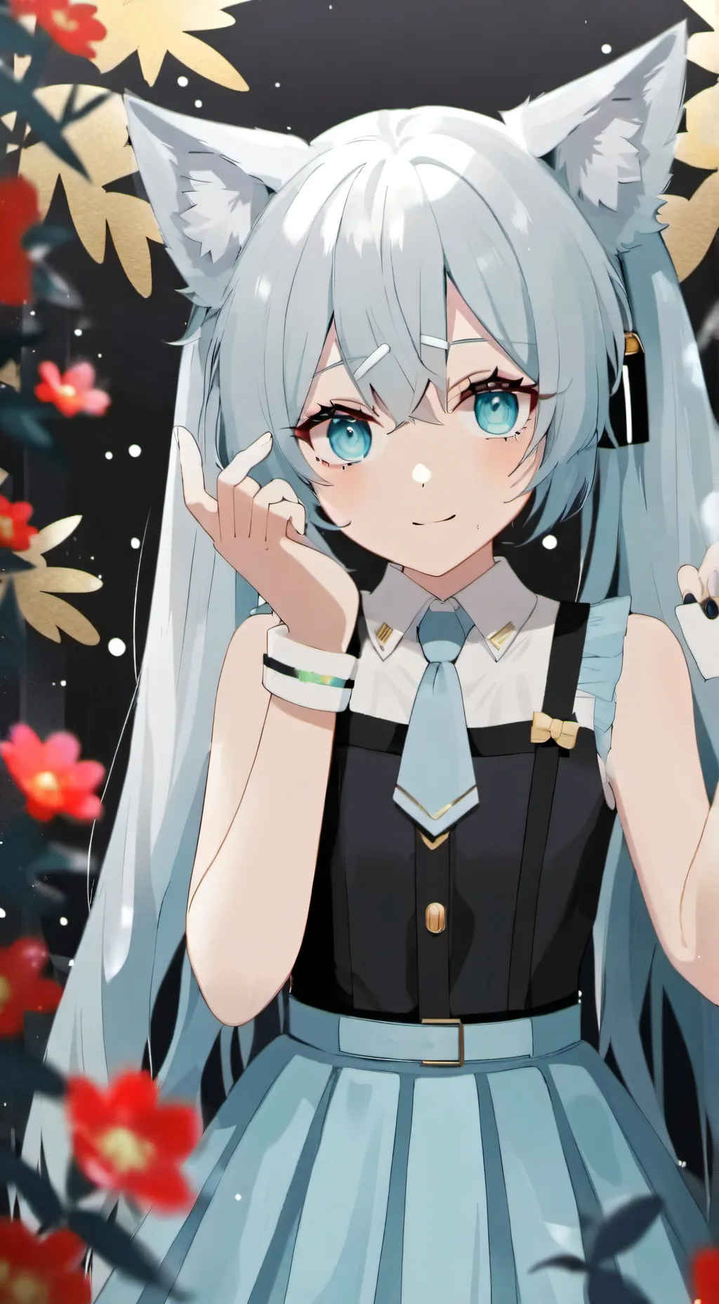 ai character: Miku  background