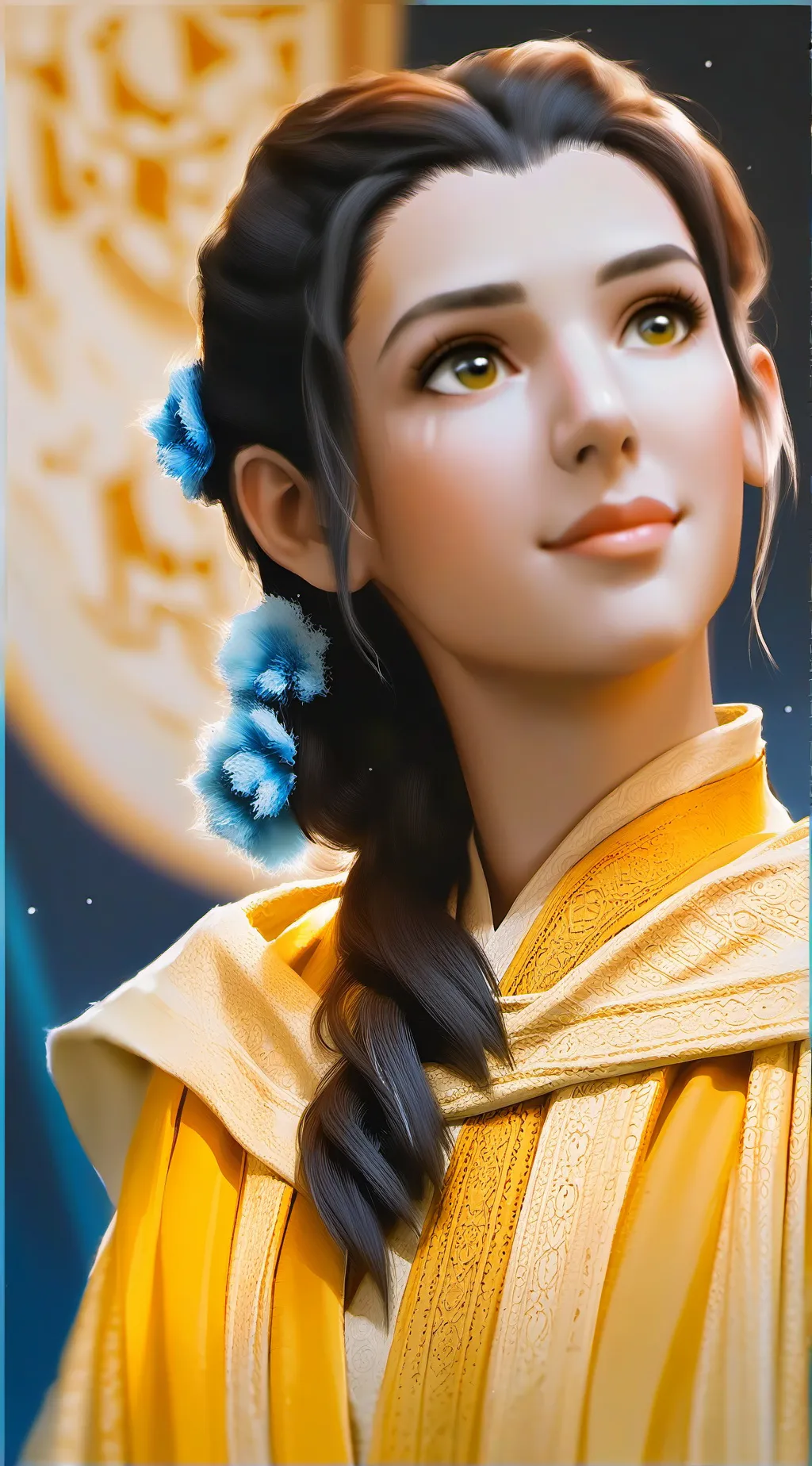 ai character: Maya background