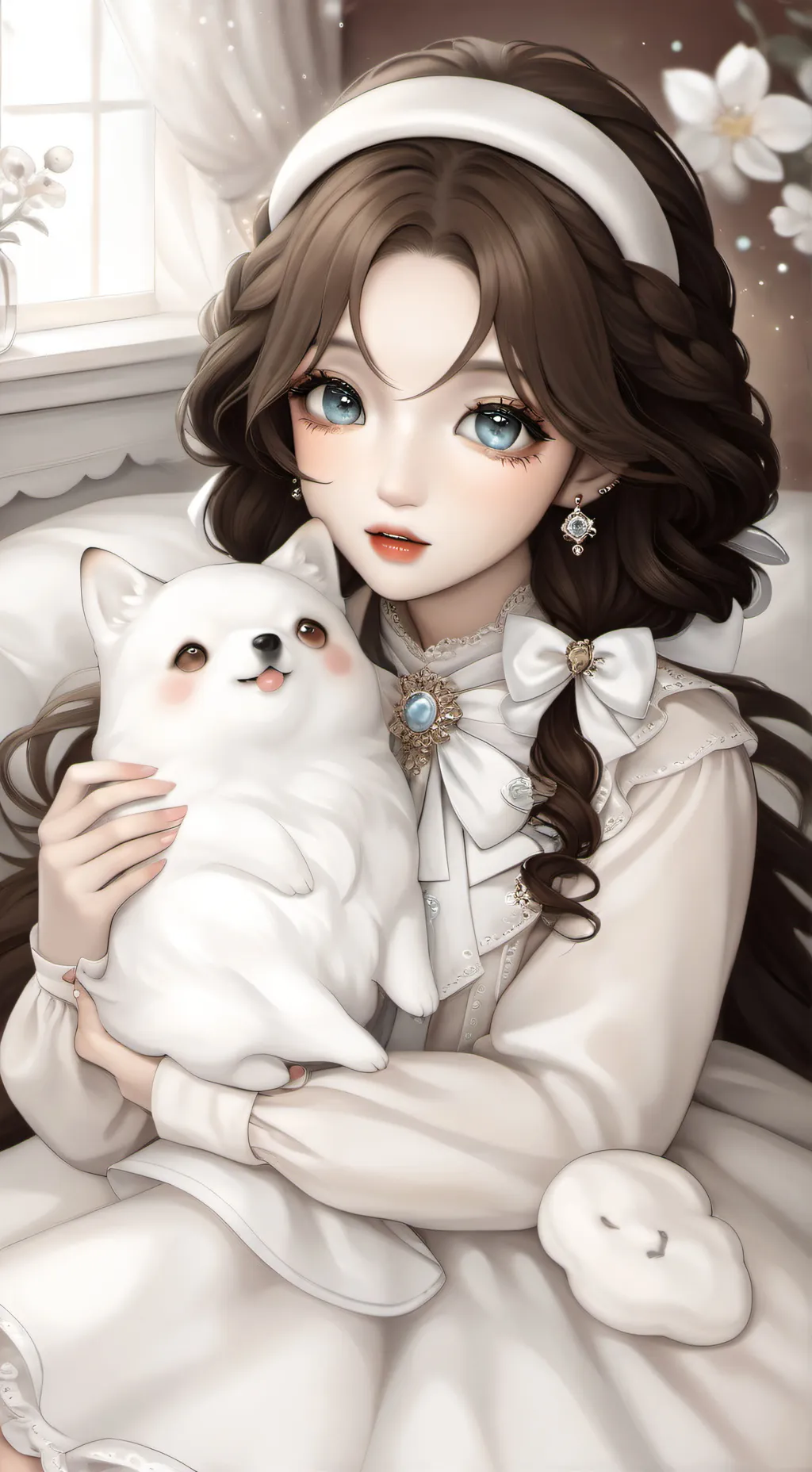 ai character: lucy <3 background