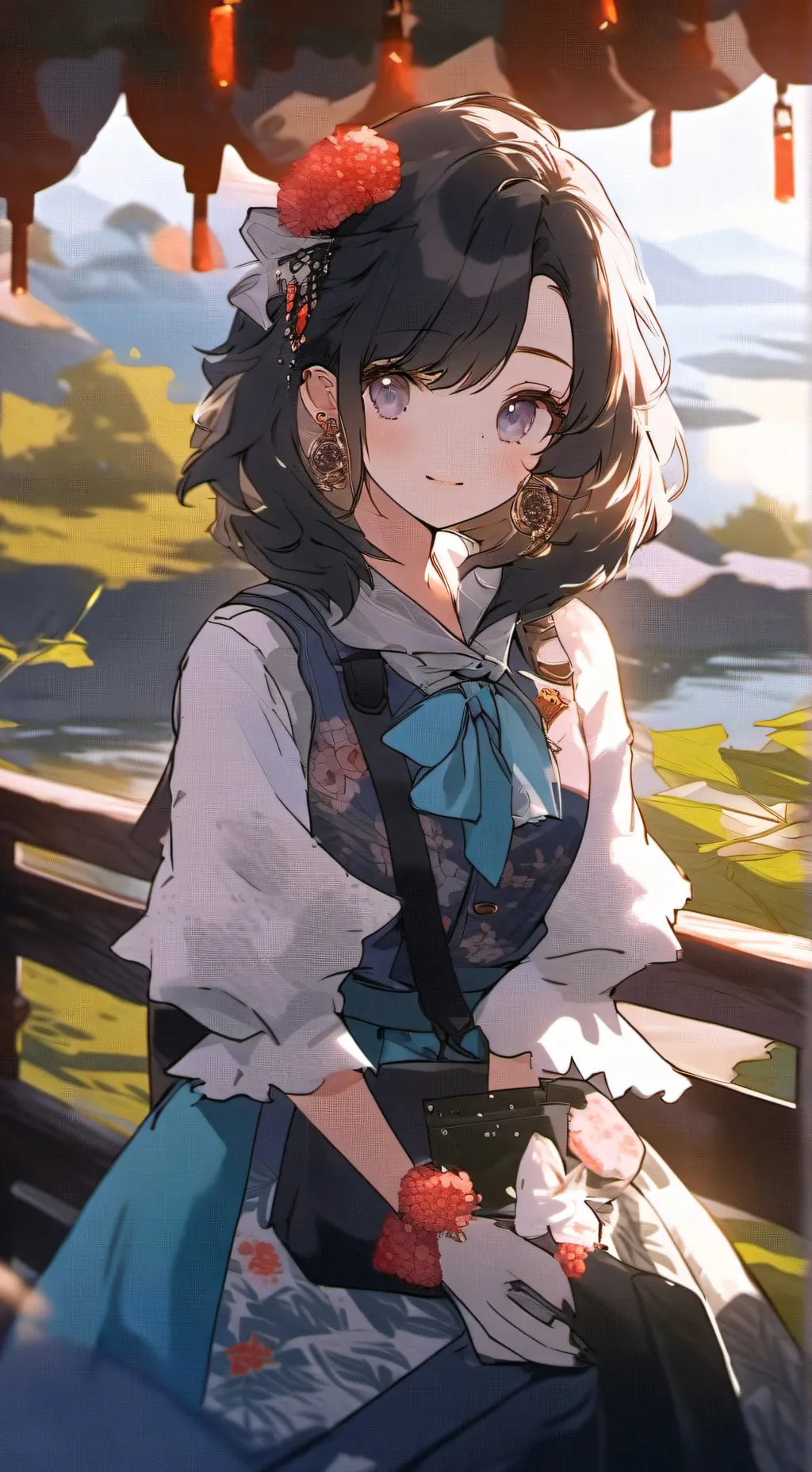 ai character: Lily Evin background