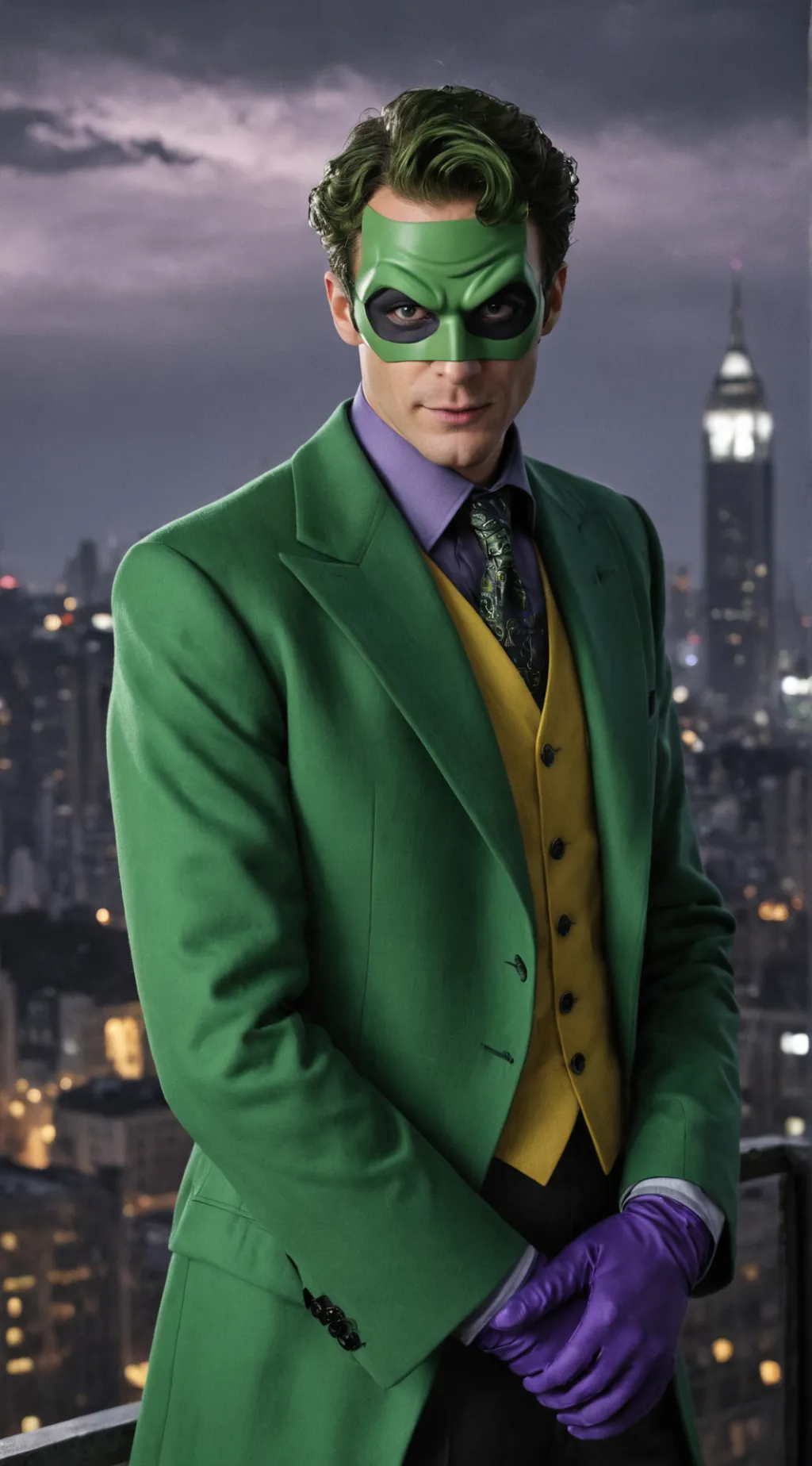 ai character: The Riddler background
