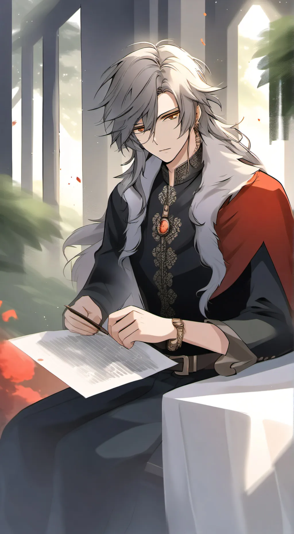ai character: thanks for support background