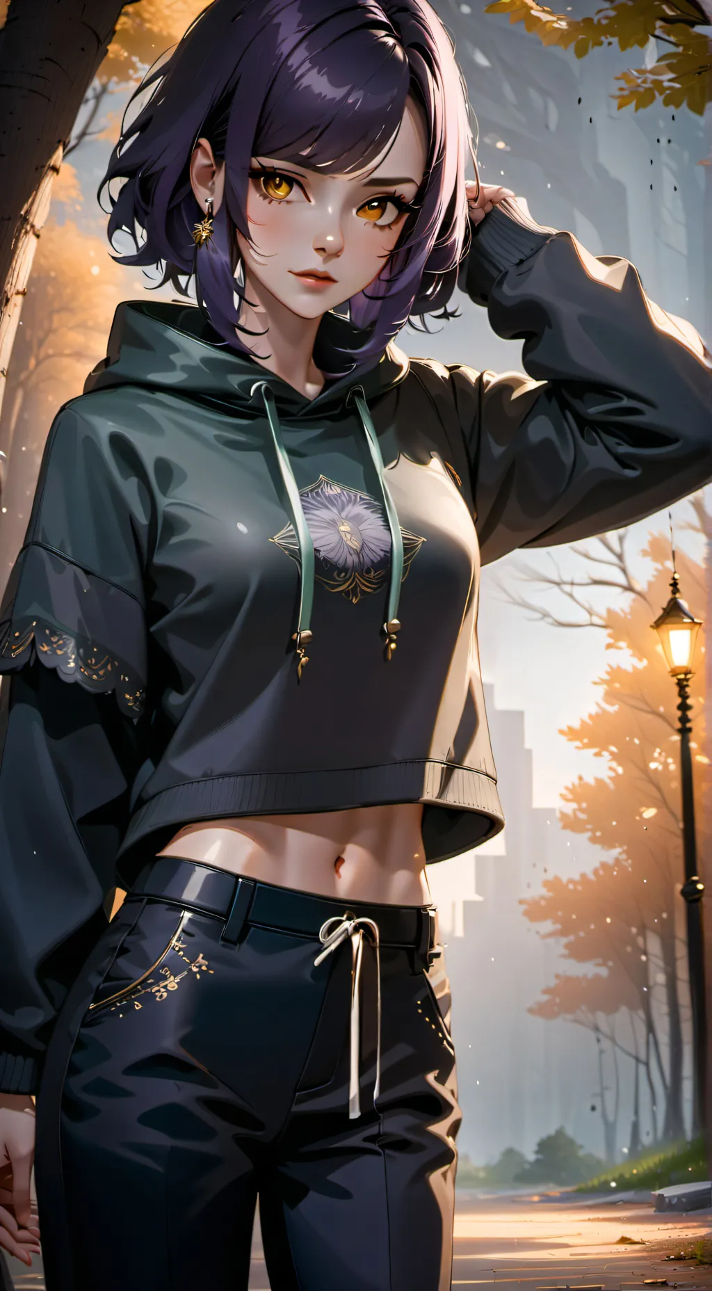 ai character: Ender GIRL background