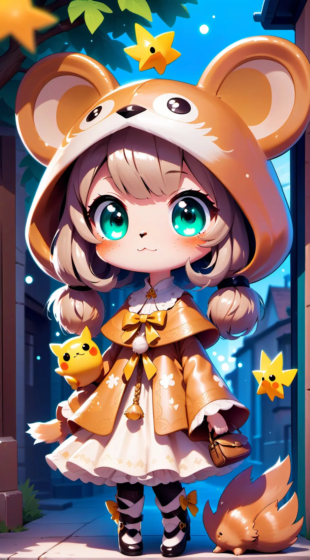 ai character: hija mal criada background