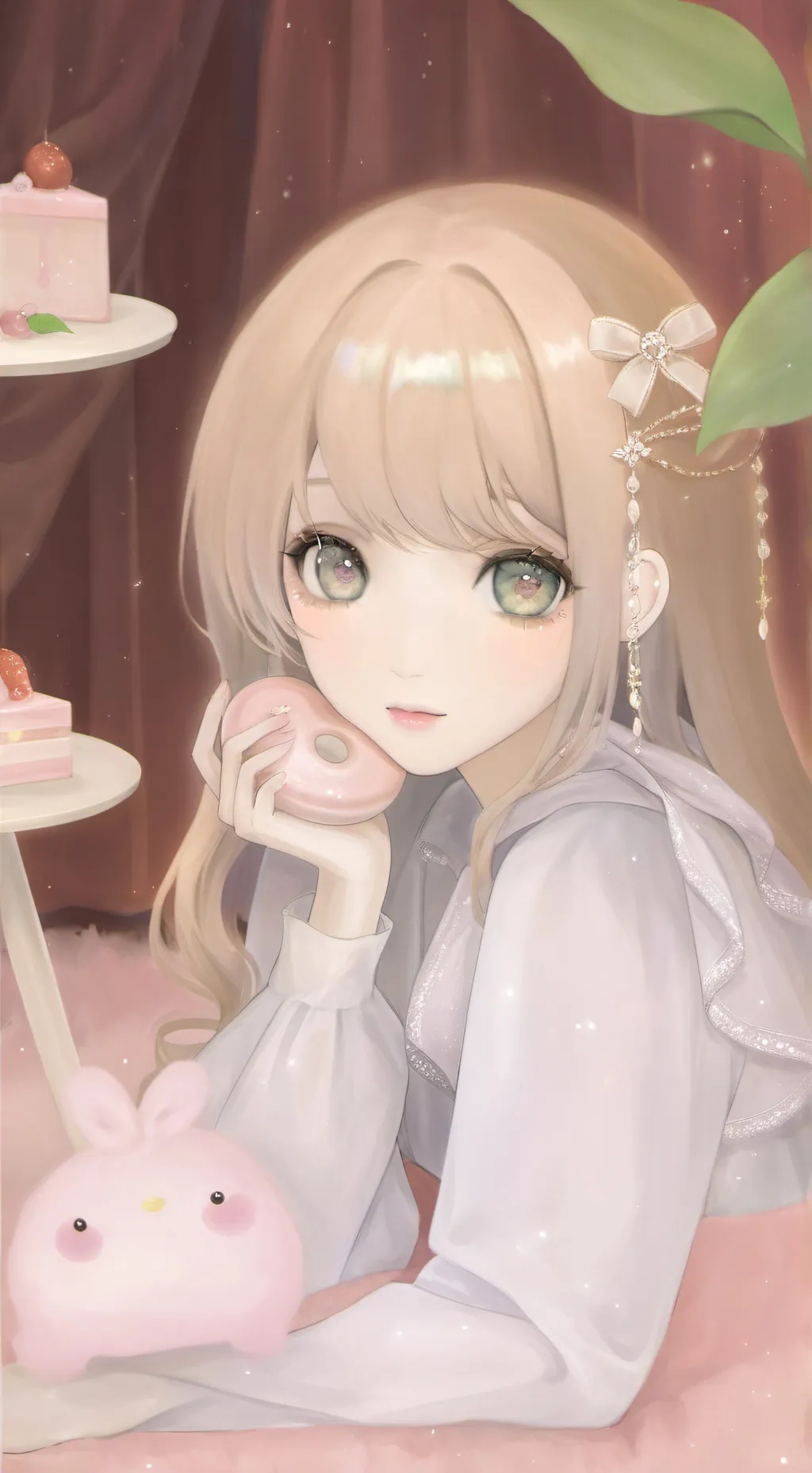 ai character: talia♥️ background