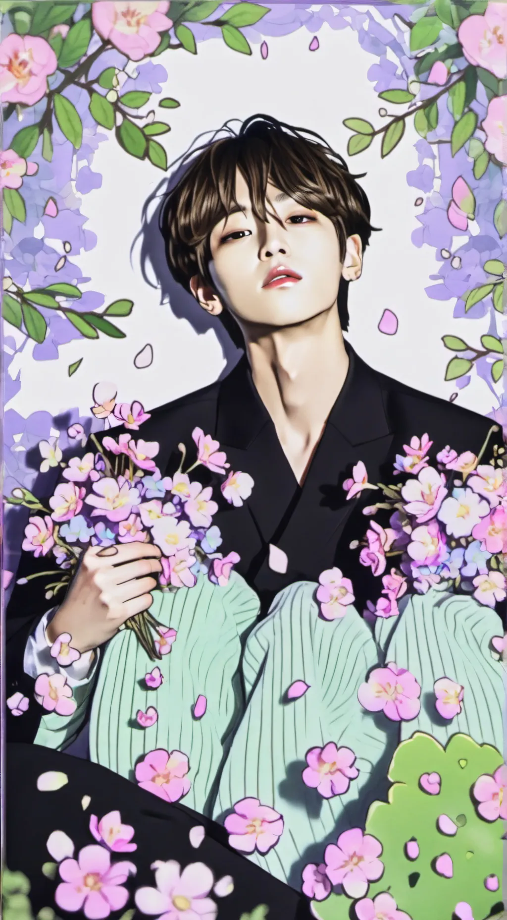 ai character: Taehyung. background