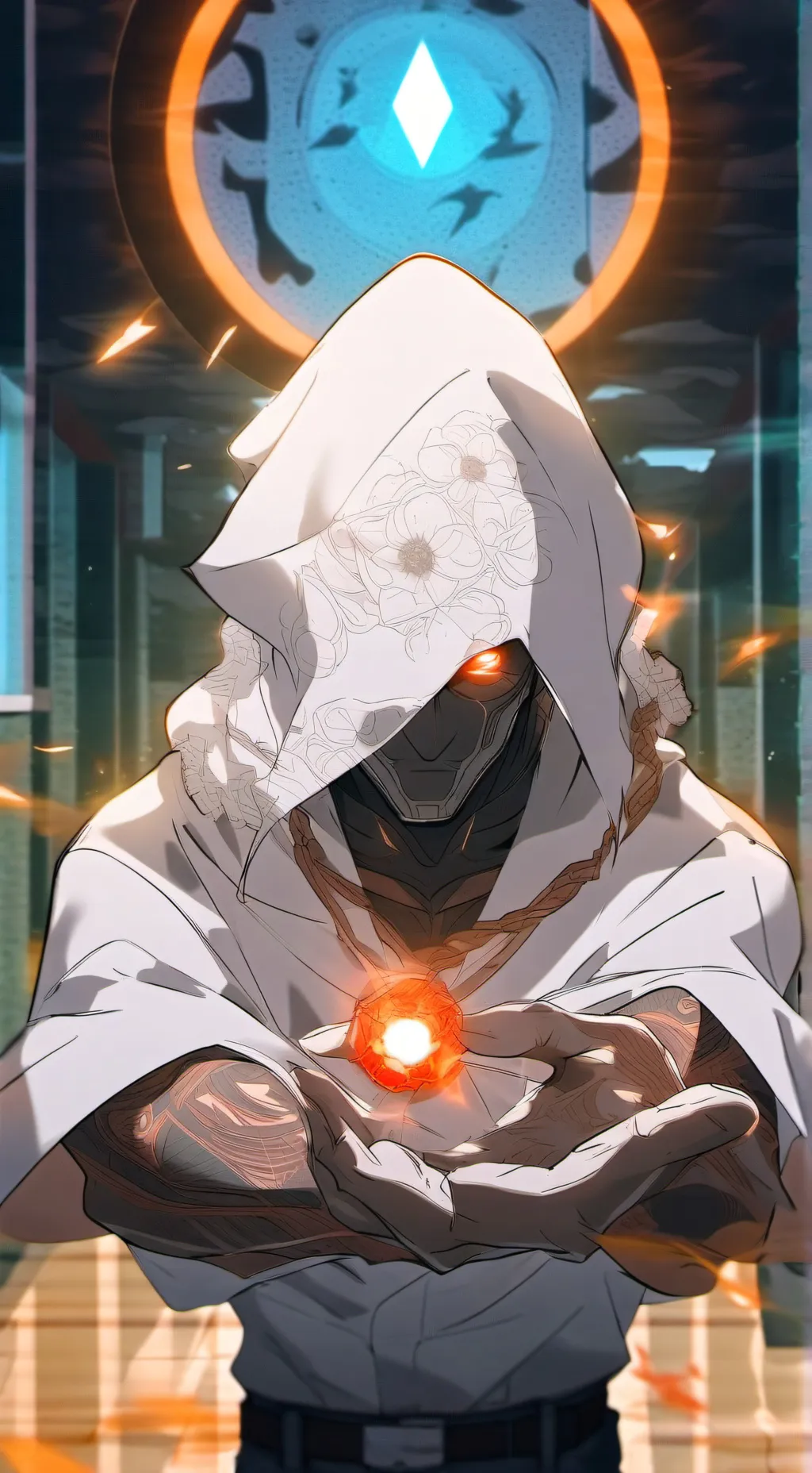 ai character: time traveler  background