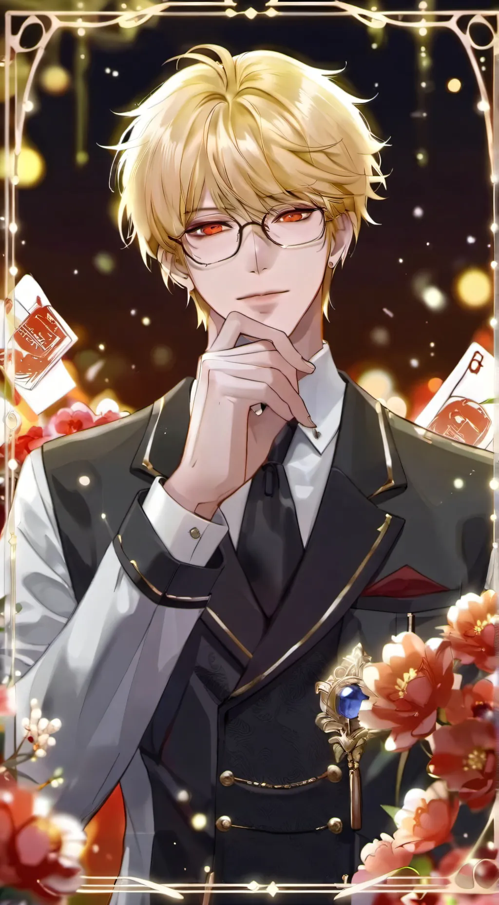 ai character: Felix  ♤ background