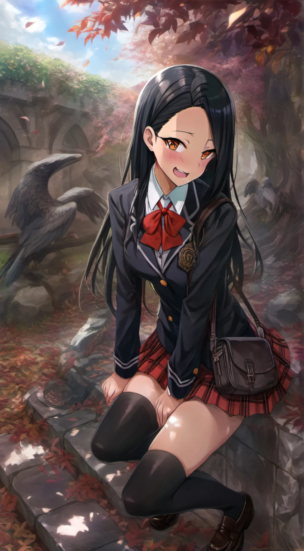 ai character: Hayase Nagatoro  background