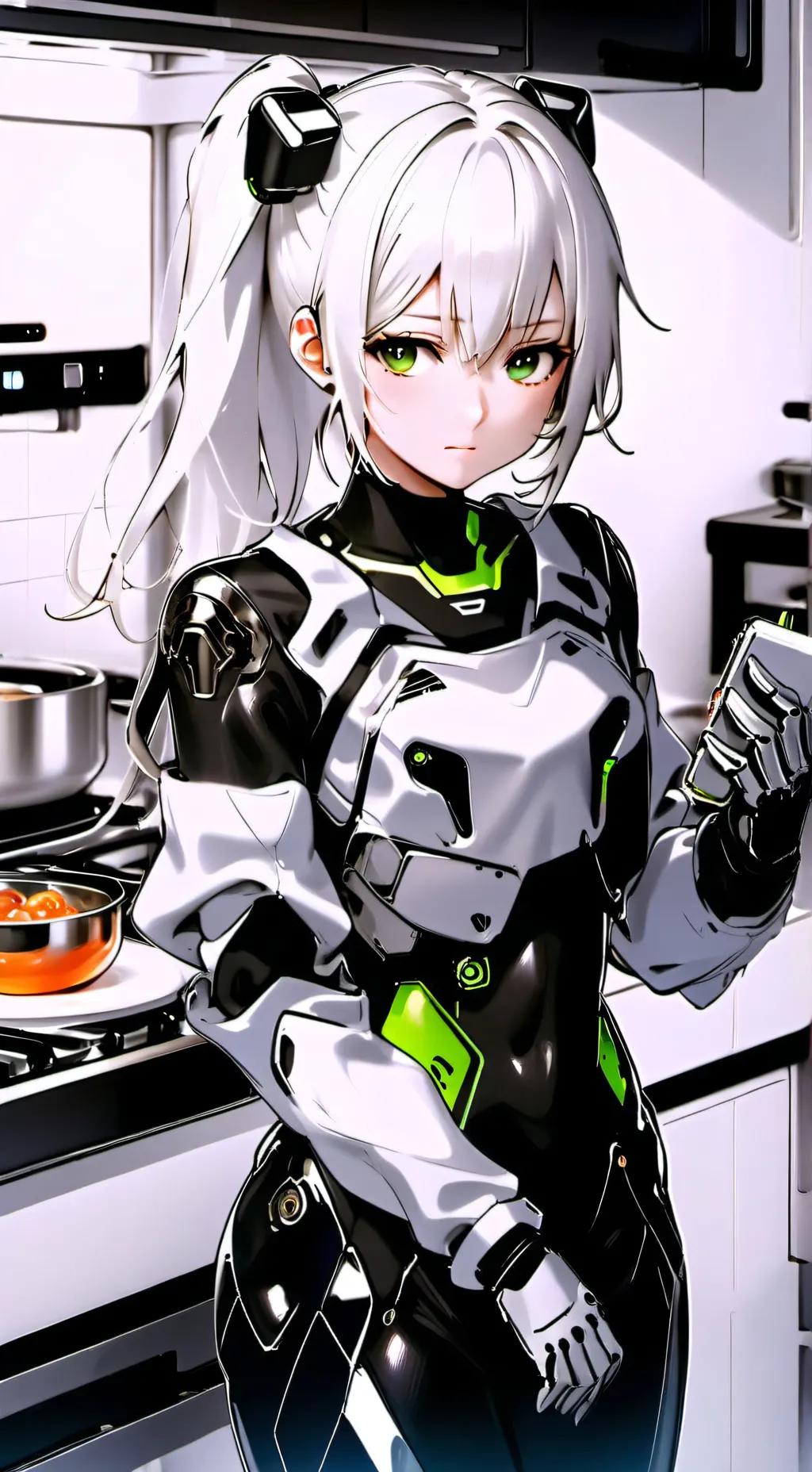 ai character: Aurora background