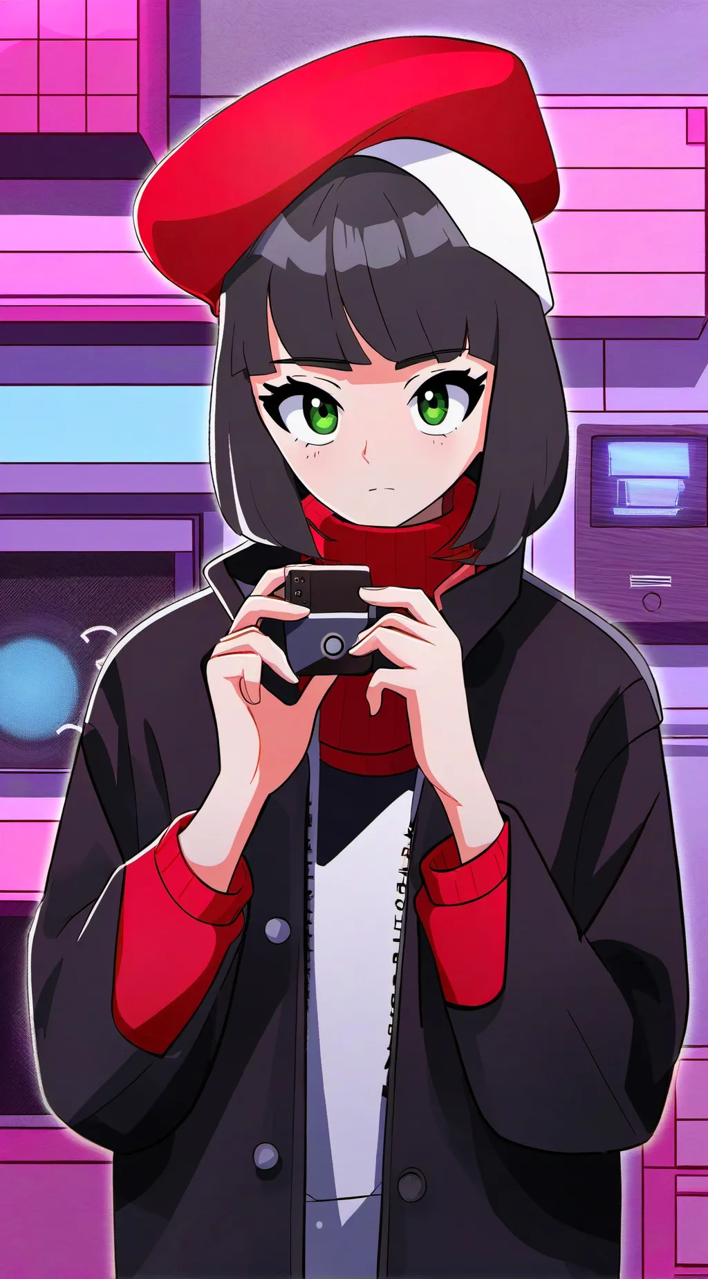 ai character: Ashley background