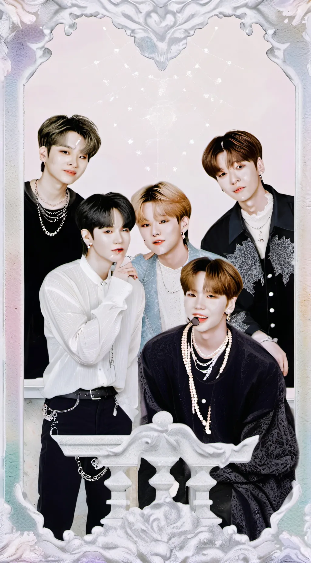 ai character: •Fan Meeting Bts• background