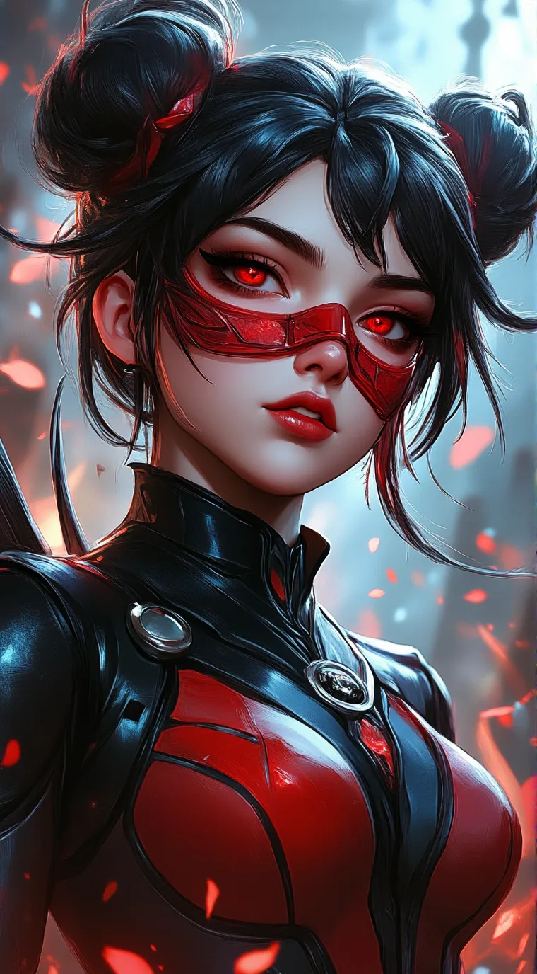 ai character: Shadynoir X Ladyno background