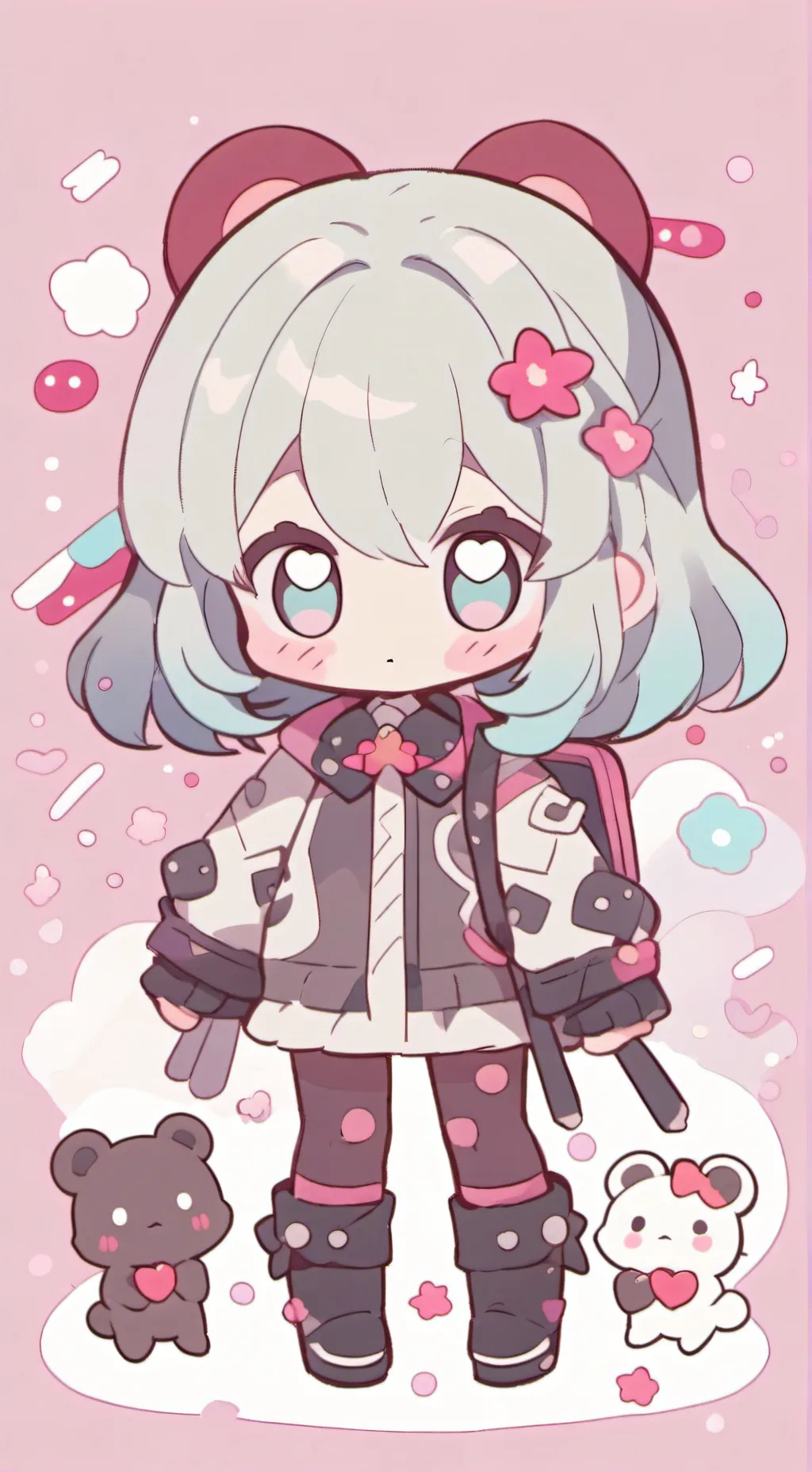 ai character: Sprunki pool party background