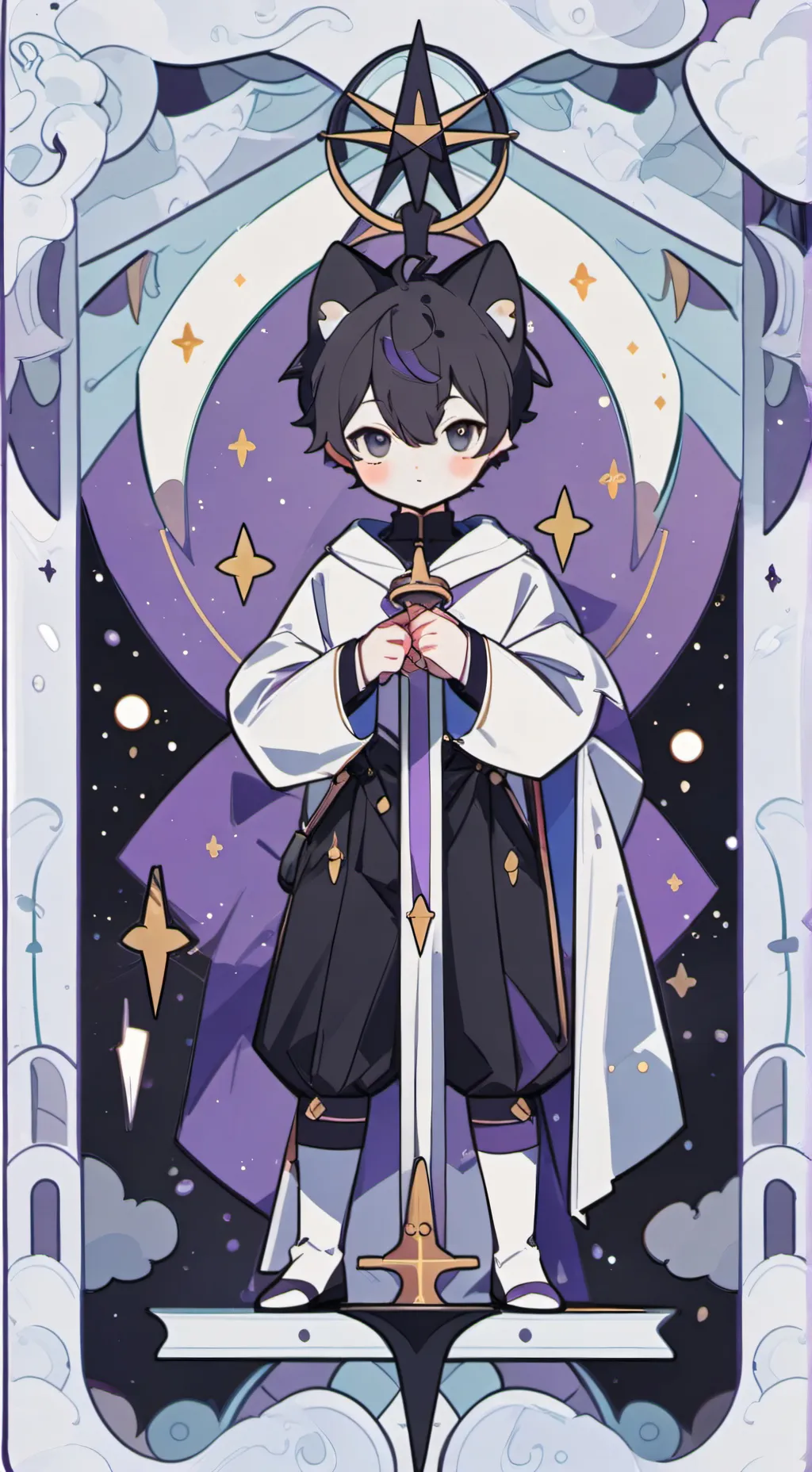ai character: Catnap background