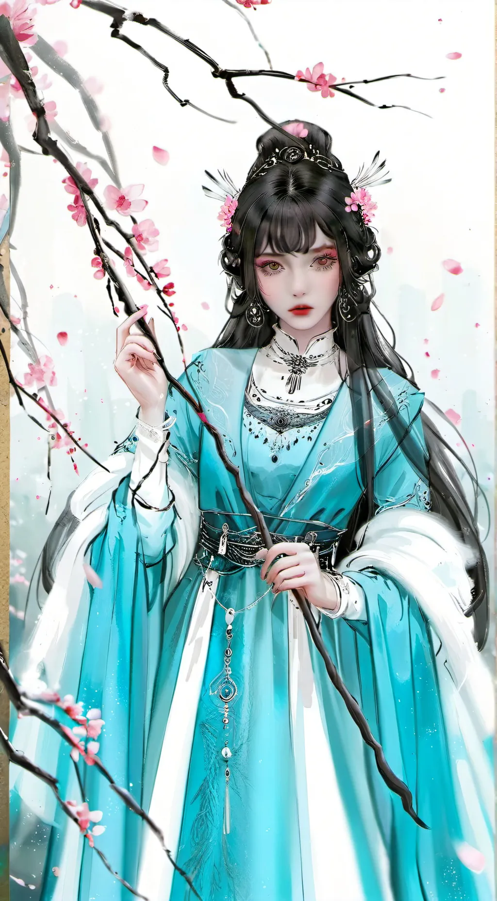 ai character: Нага background