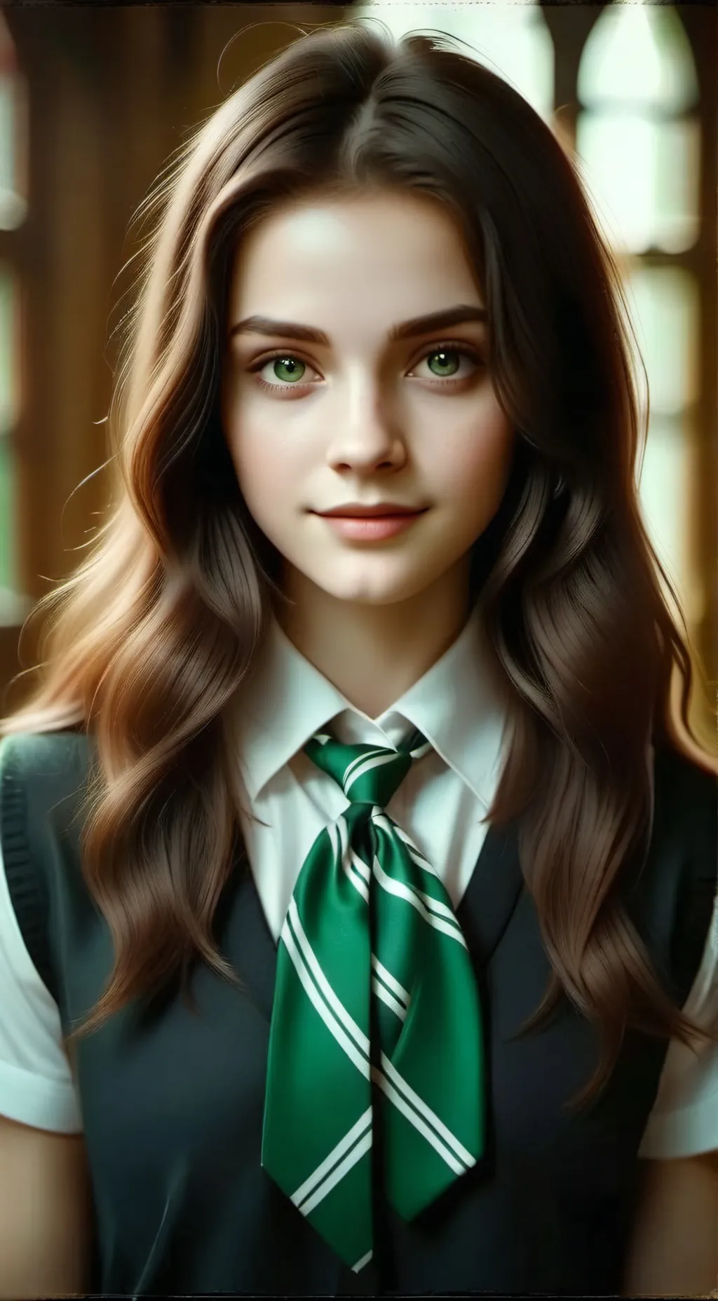 ai character: Hogwarts  background