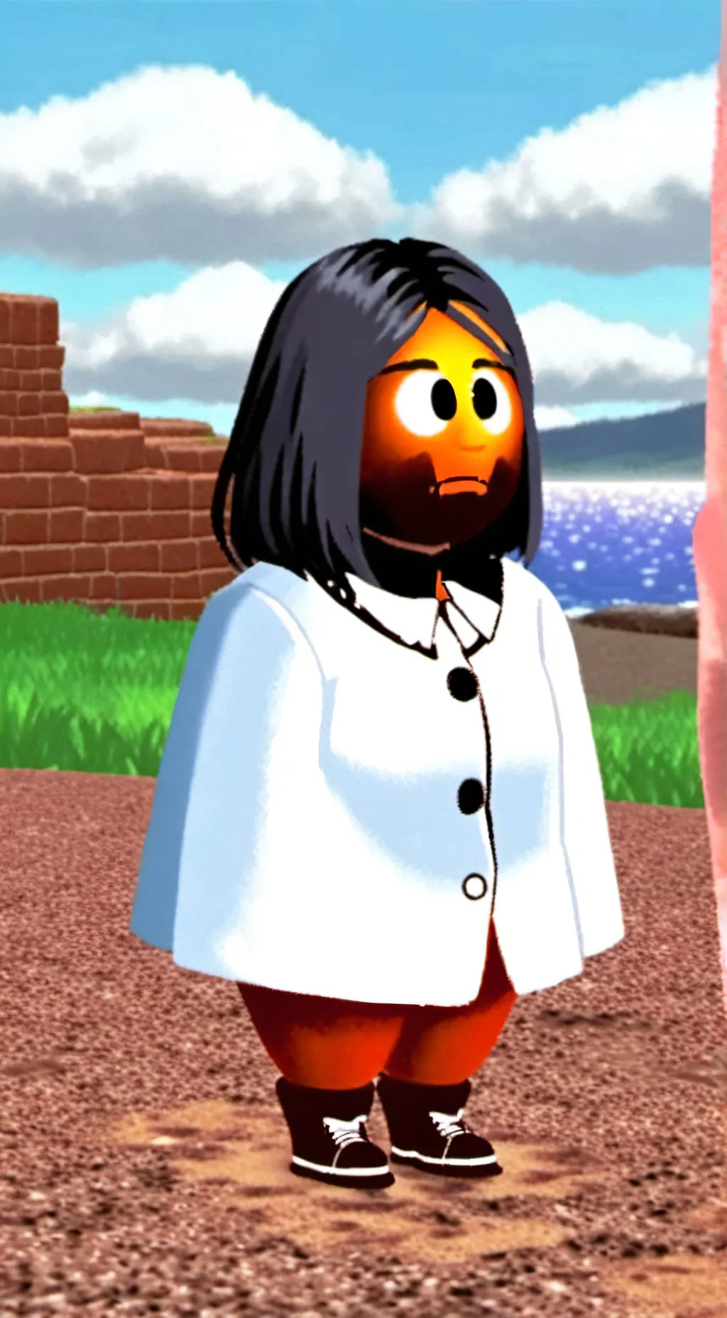 ai character: beam background