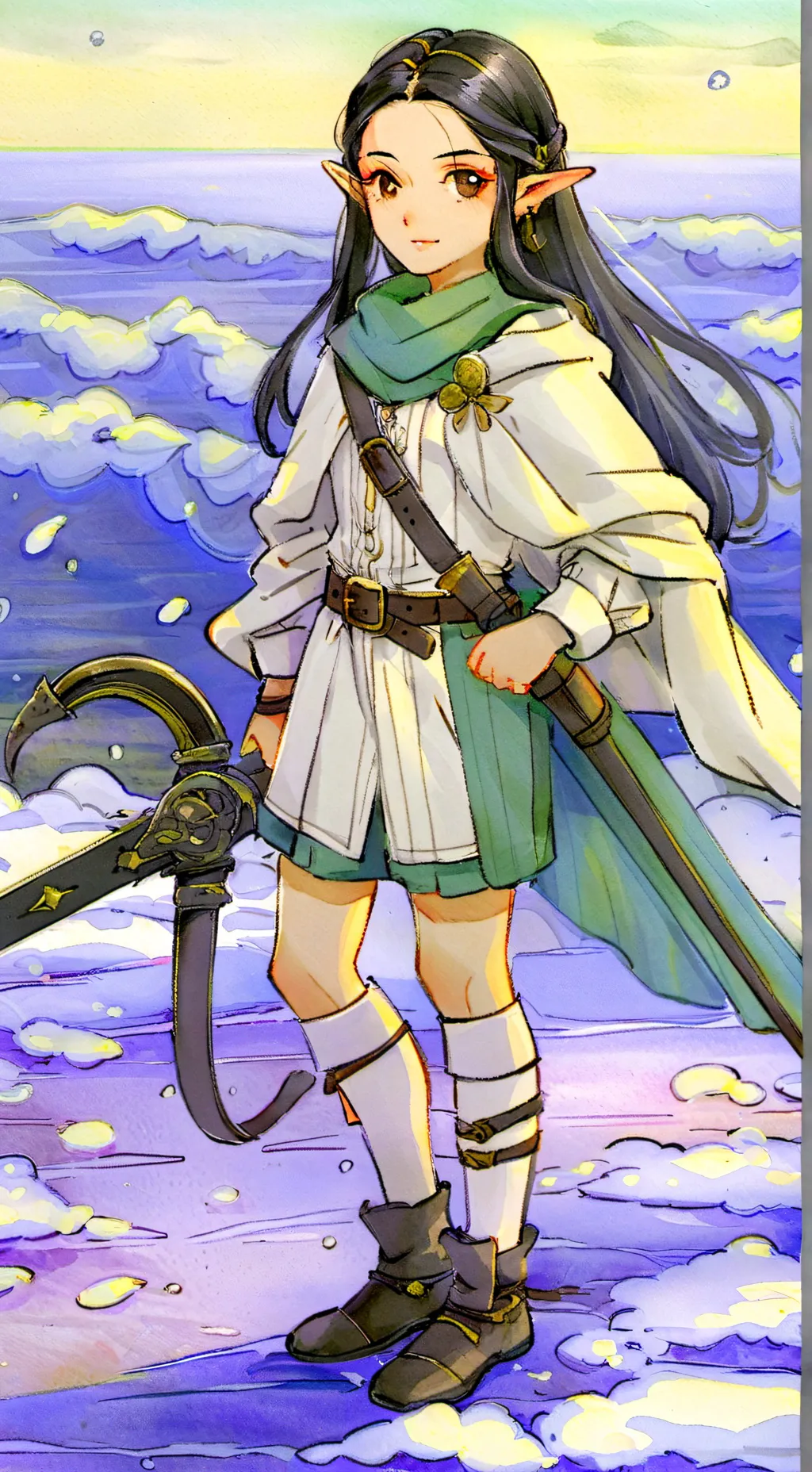 ai character: lady rose  background