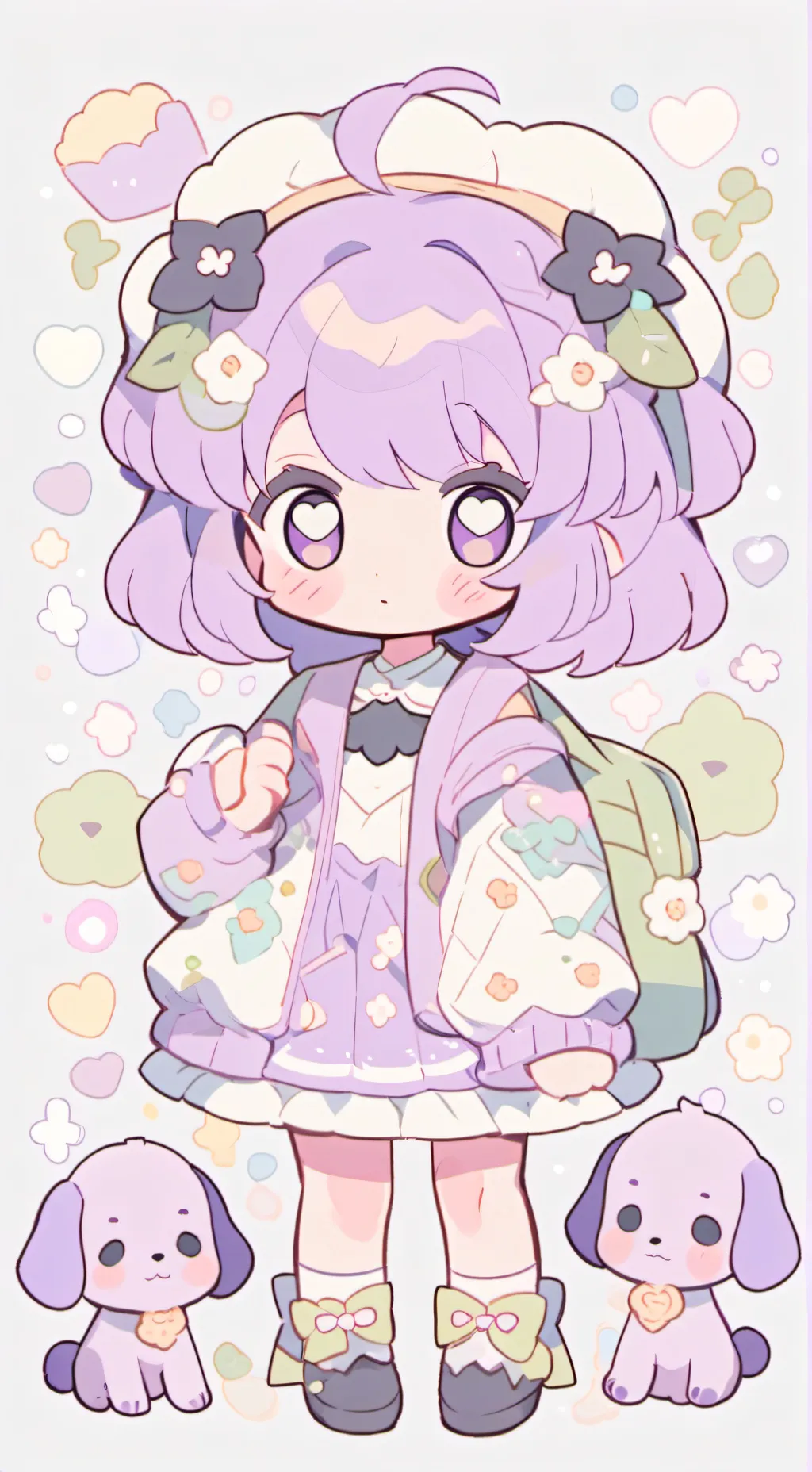 ai character: lily background