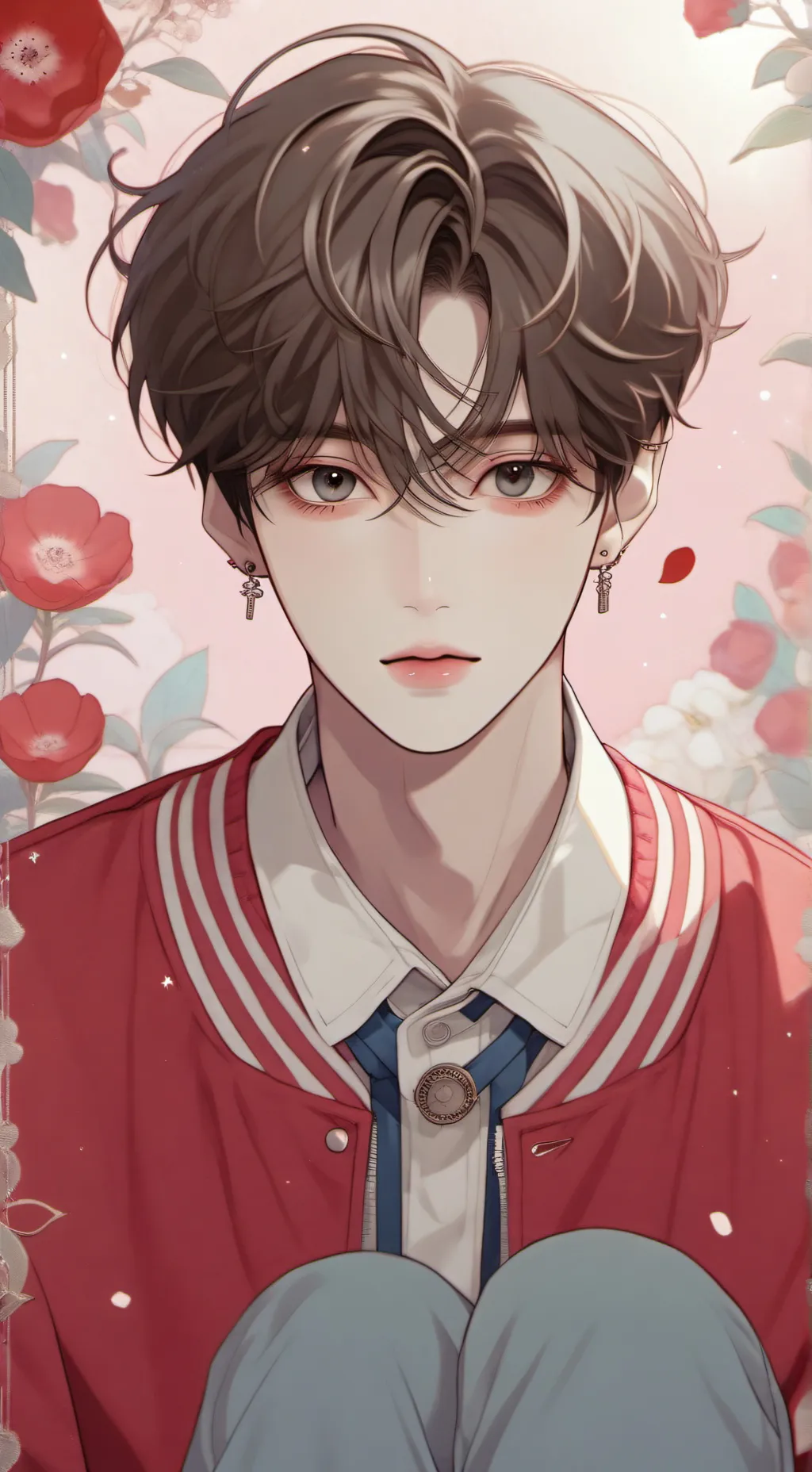 ai character: Lee know and Felix background