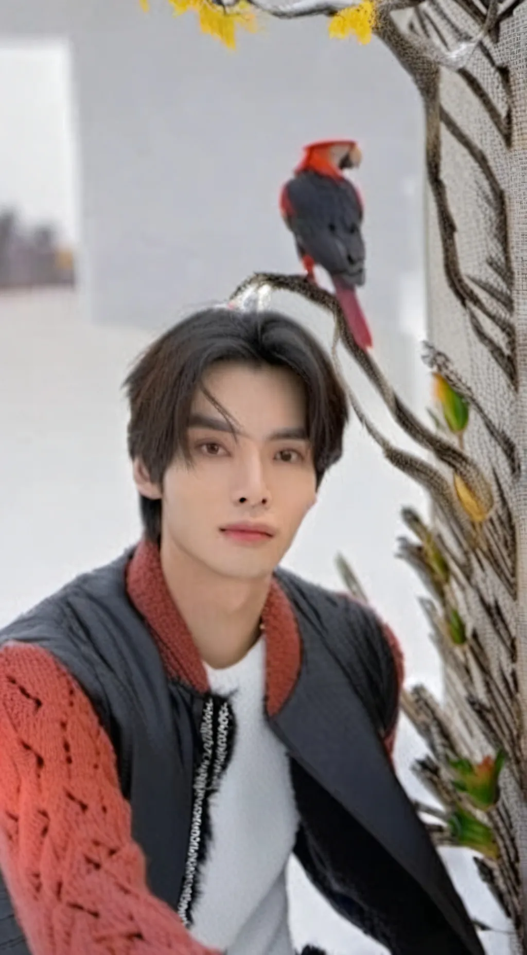 ai character: Skz car ride background