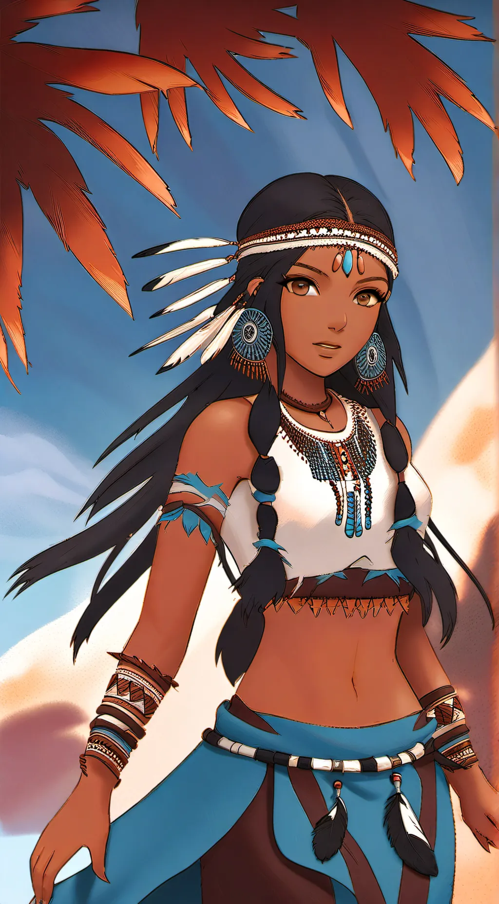 ai character: Кими background